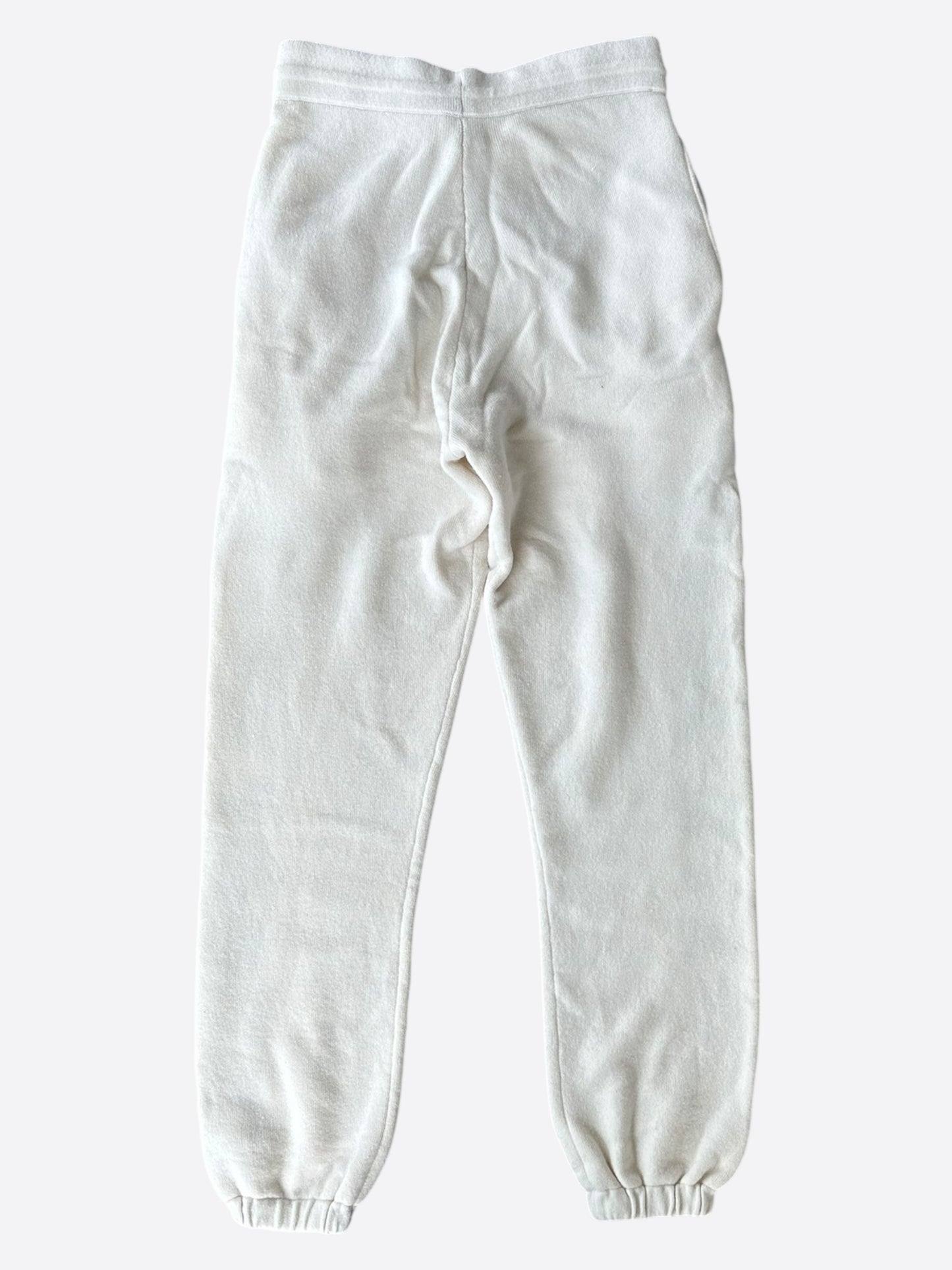 Chrome Hearts Beige & Black Embroidered Cashmere Sweatpants