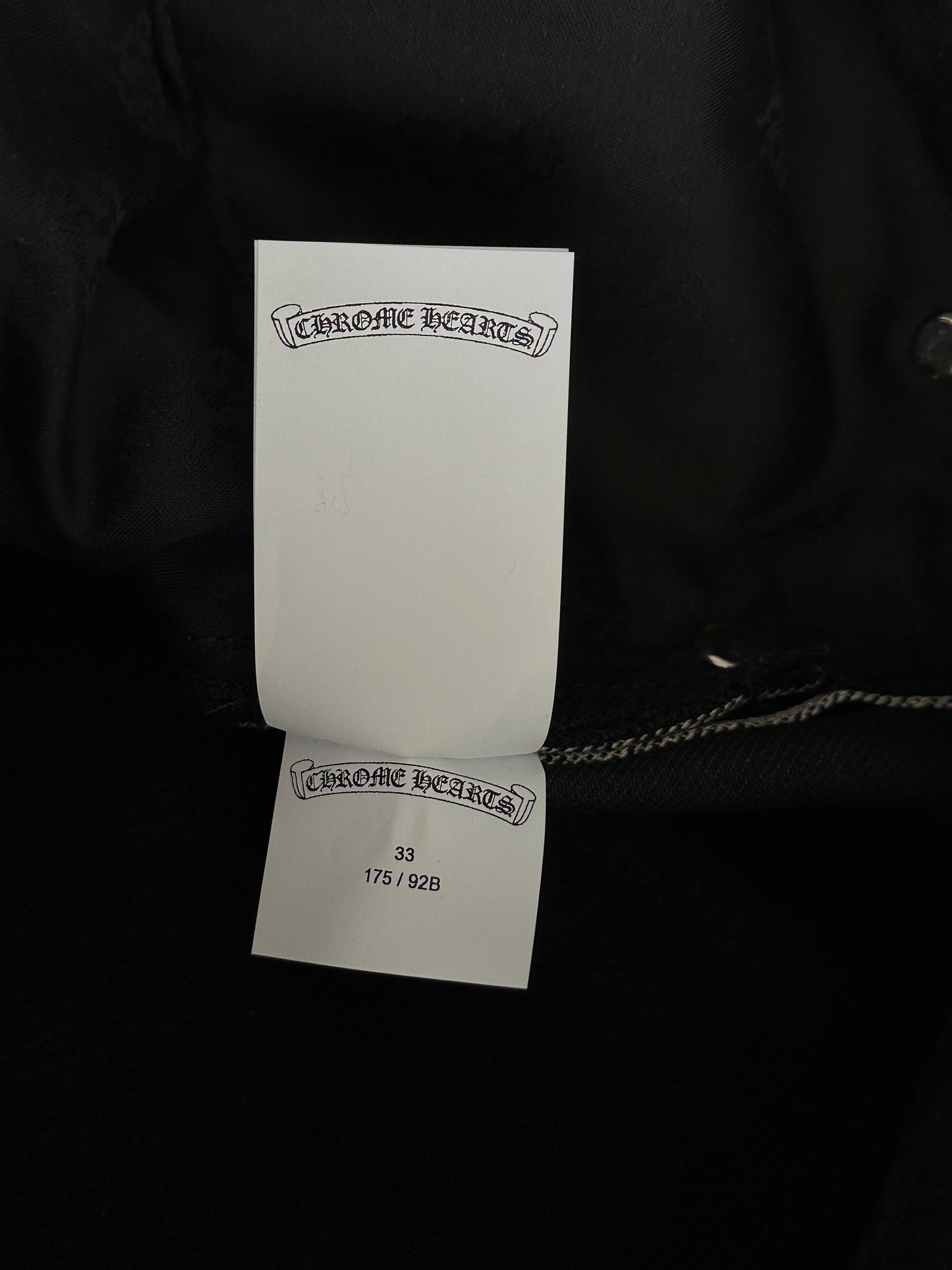 Chrome Hearts Black White & Red Cross Patch Jeans