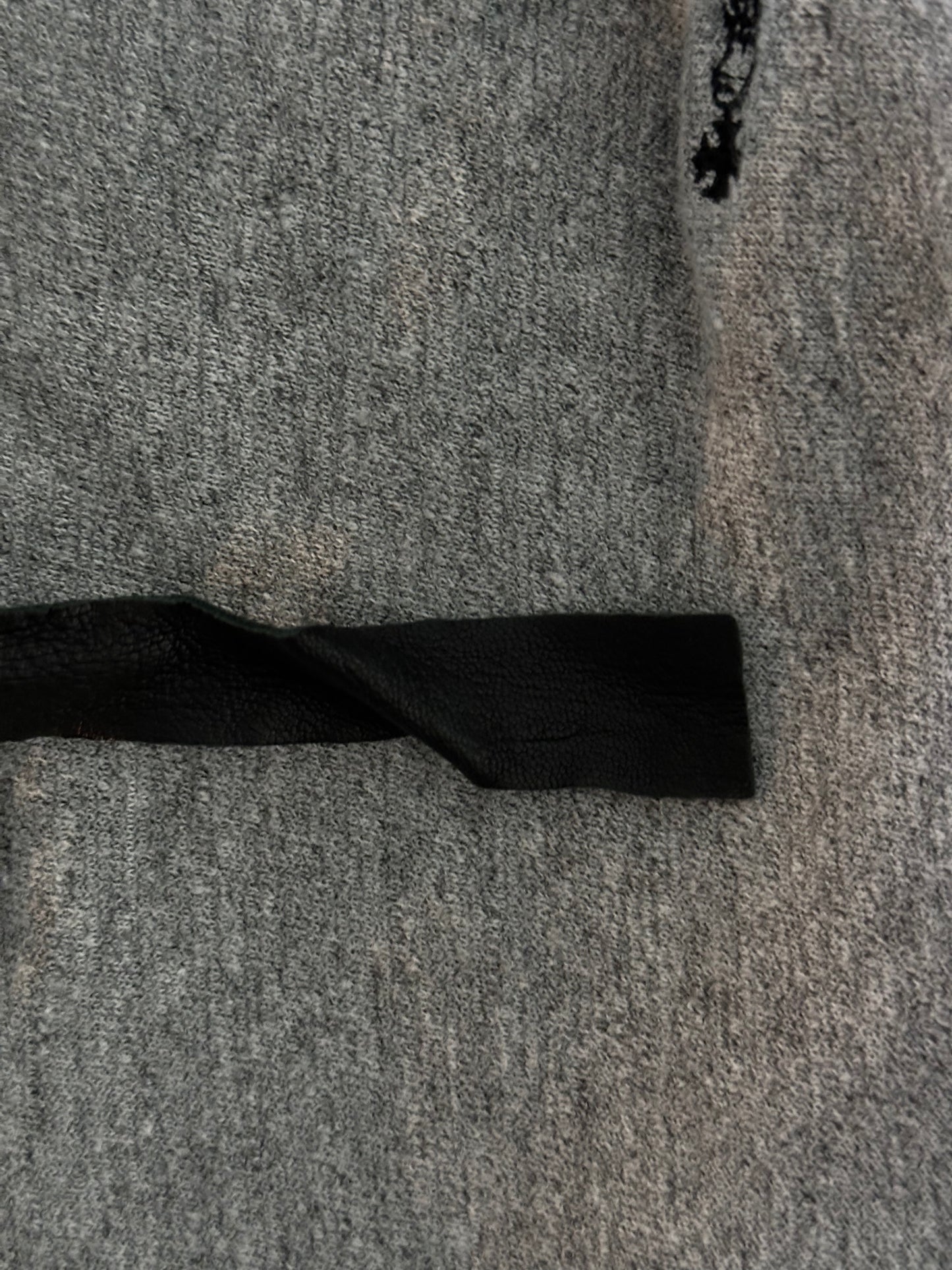 Chrome Hearts Grey & Black Cross Patch Hoodie