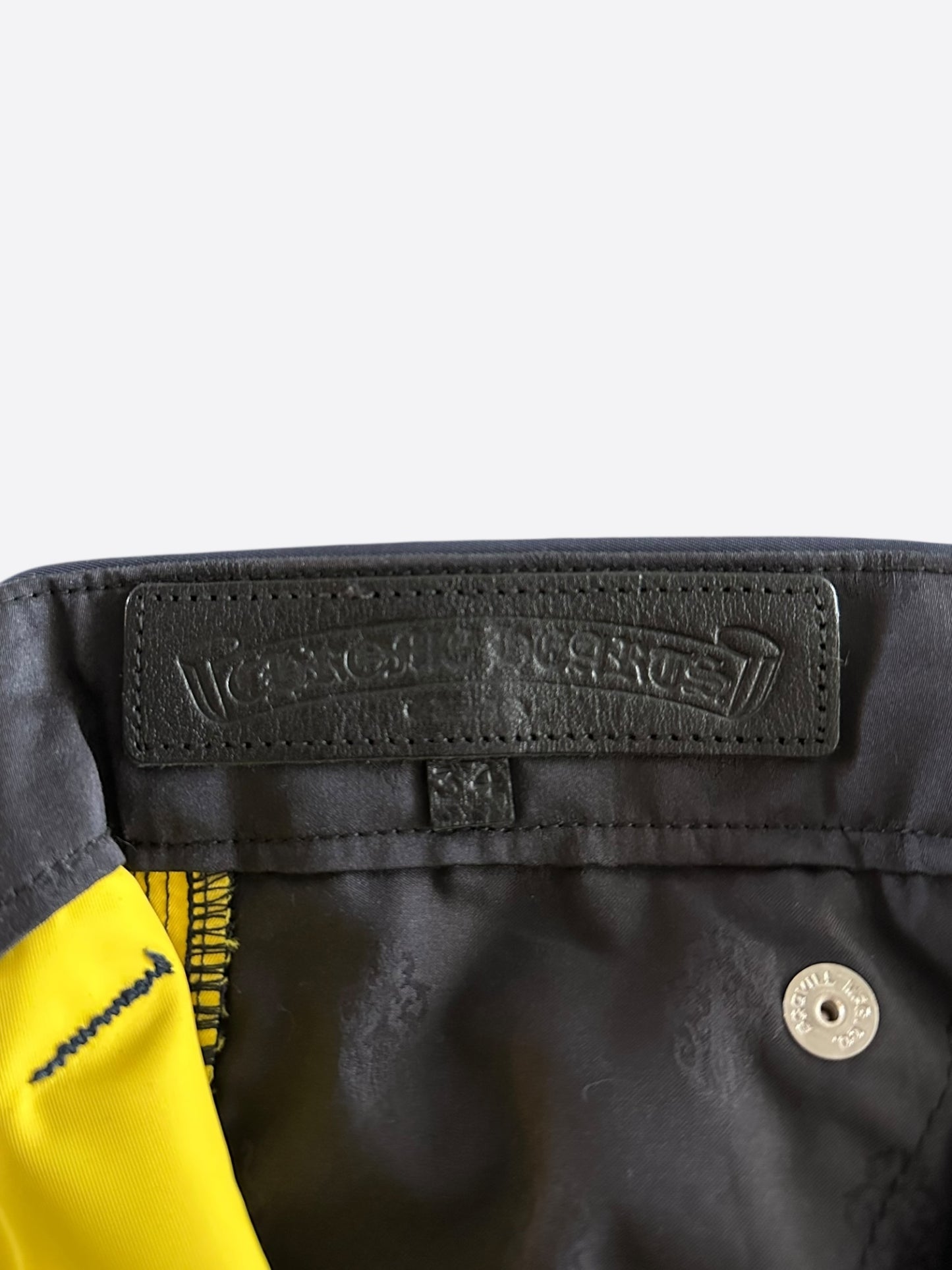 Chrome Hearts Navy Nylon & Leather Carpenter Shorts