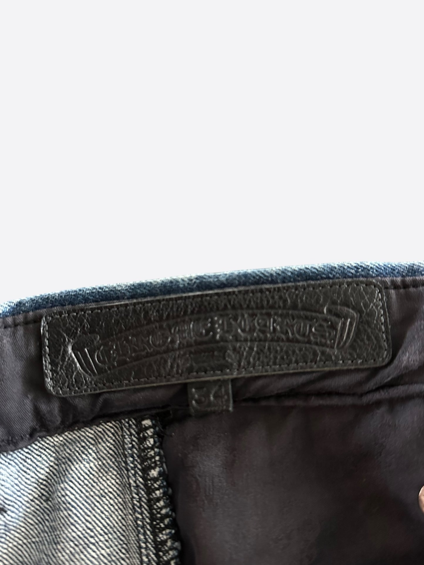 Chrome Hearts Blue Cross Patch Carpenter Shorts