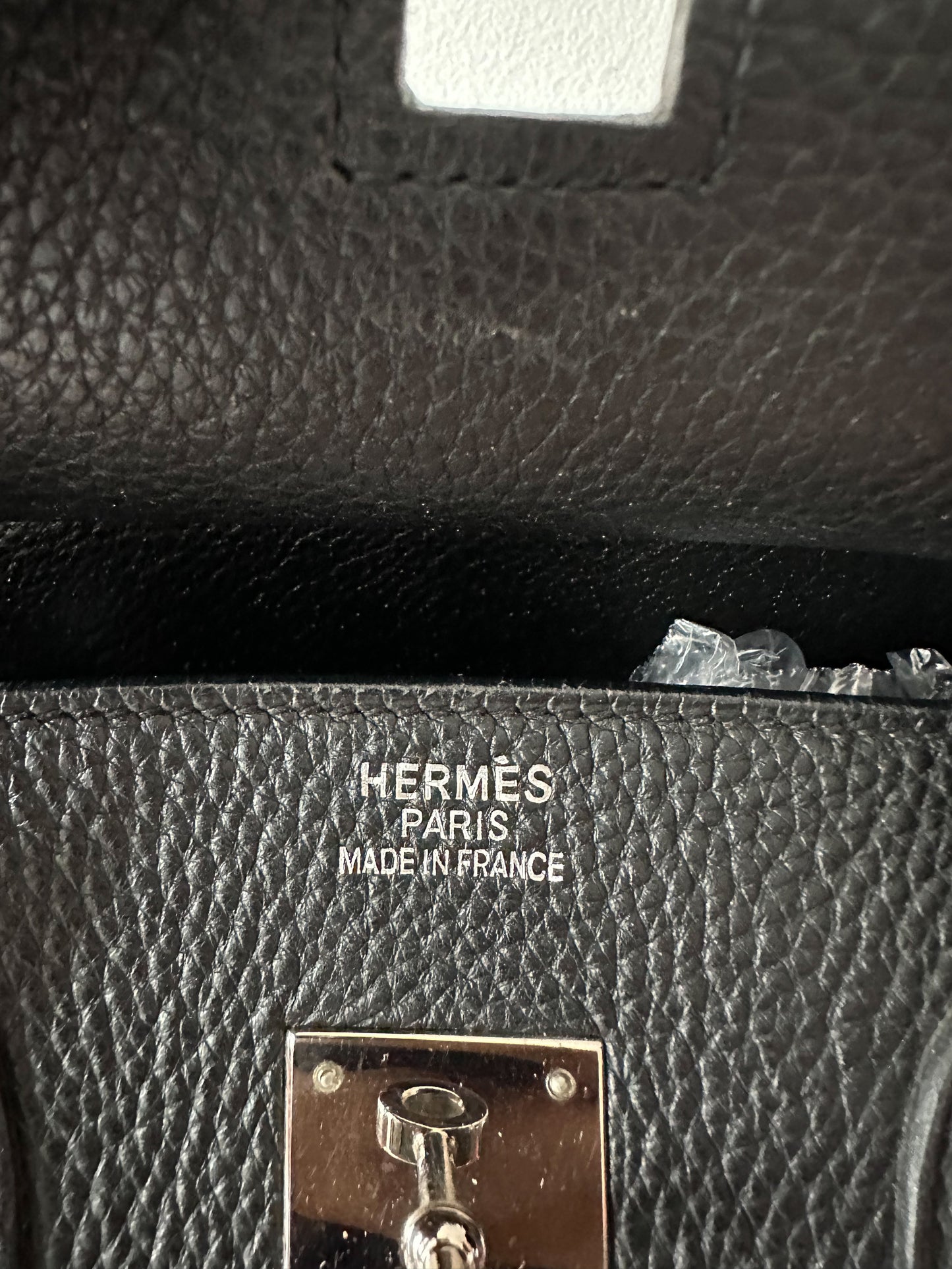 Hermès Black Clemence Birkin 35