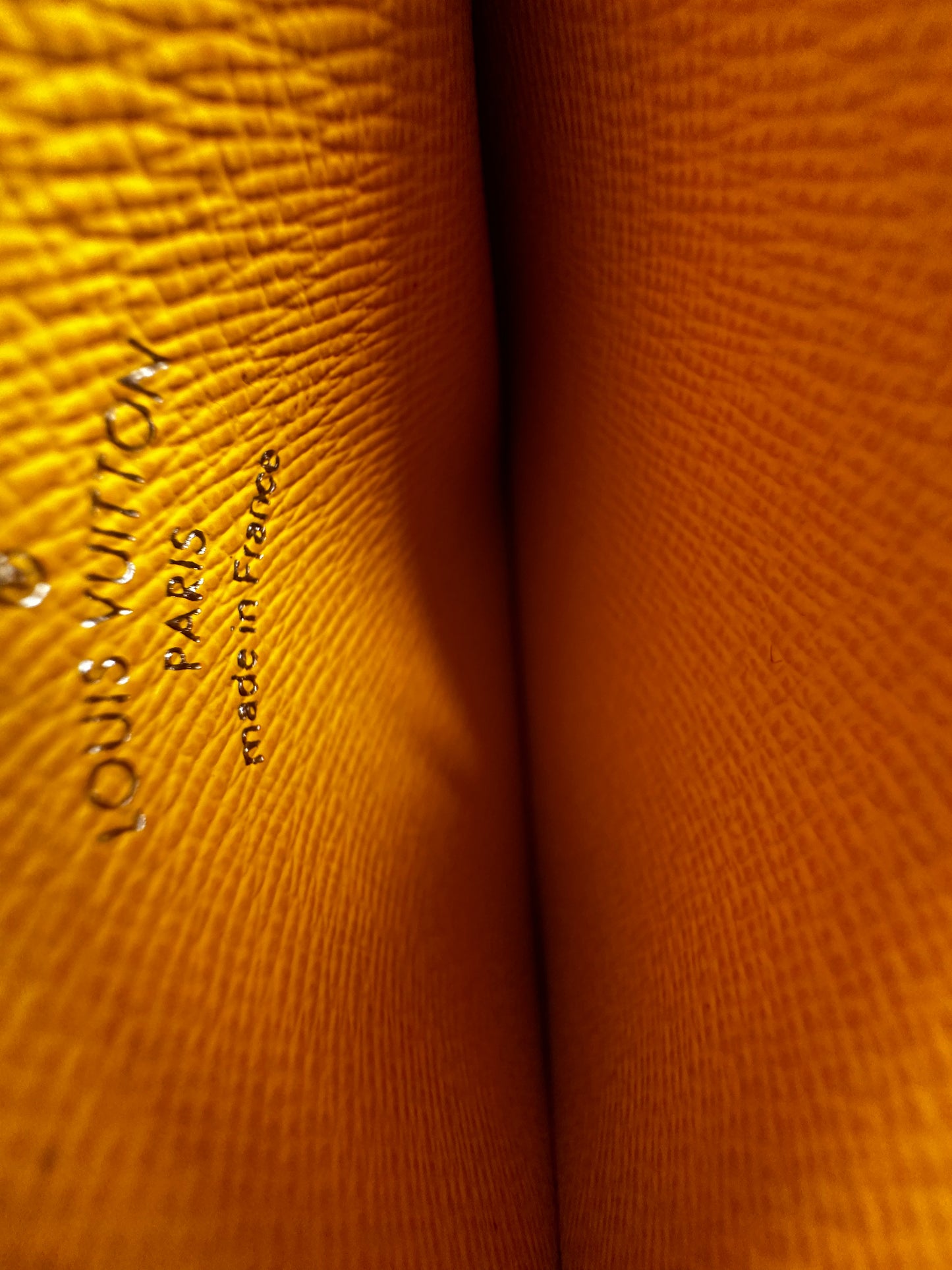 Louis Vuitton Yellow & Brown Monogram Cardholder