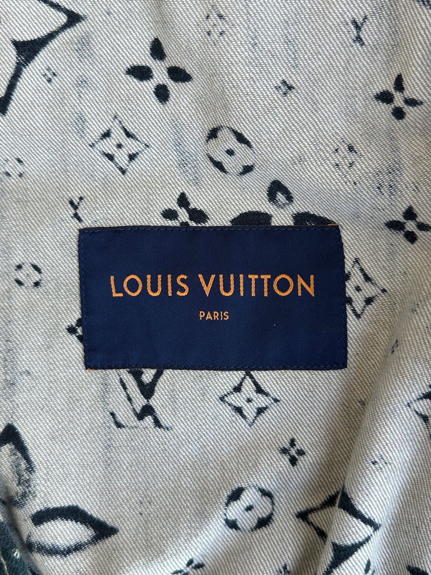 Louis Vuitton Blue Star Monogram Denim Jacket