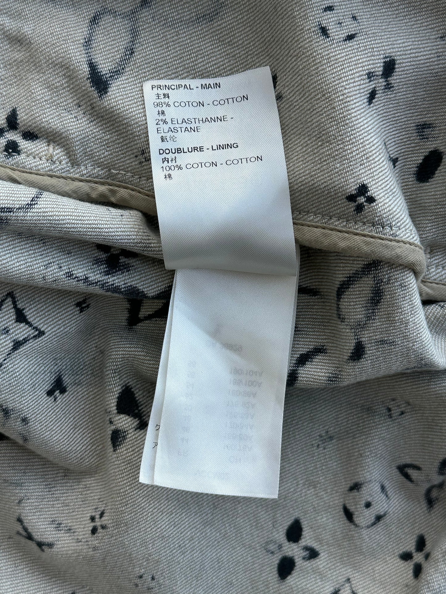 Louis Vuitton Blue Star Monogram Denim Jacket