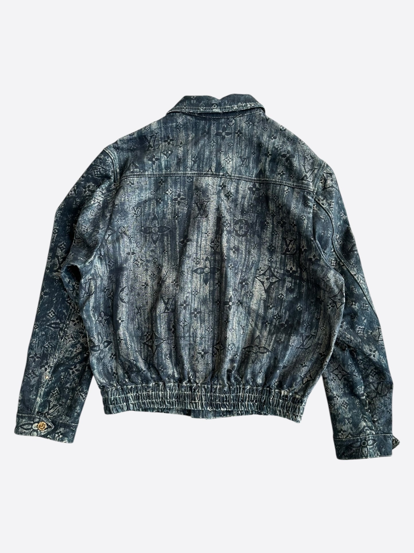 Louis Vuitton Blue Star Monogram Denim Jacket