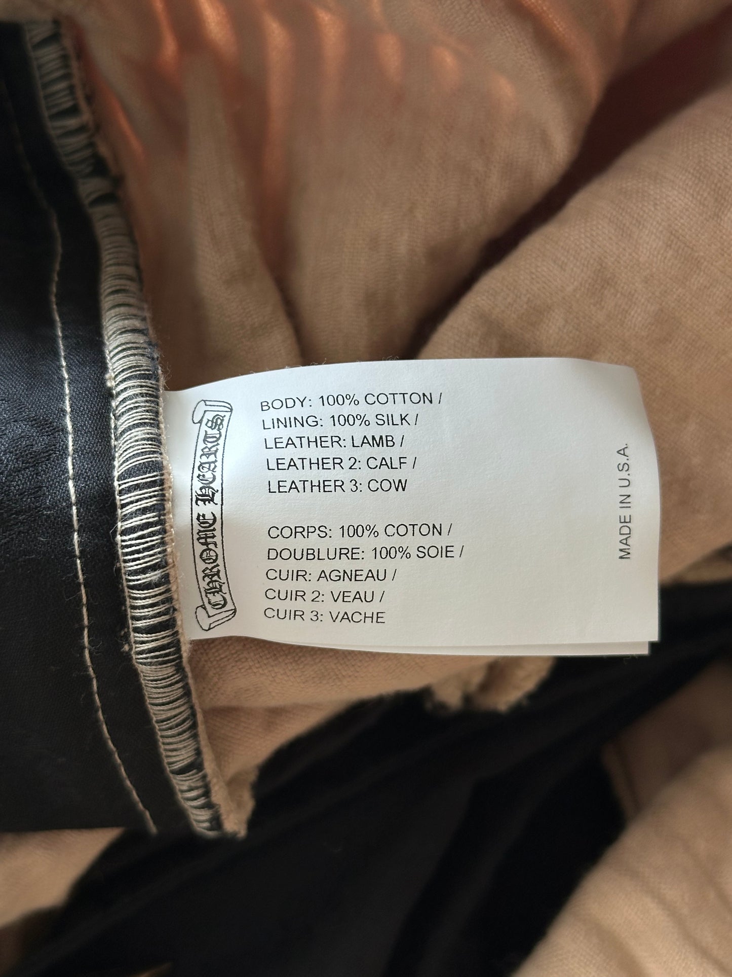 Chrome Hearts Matty Boy Tan Chomper Corduroy Shorts