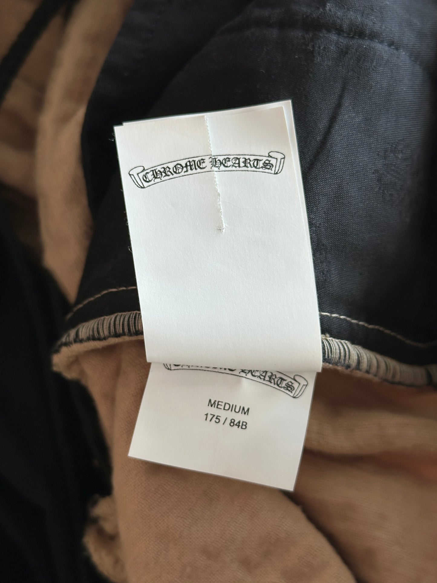 Chrome Hearts Matty Boy Tan Chomper Corduroy Shorts