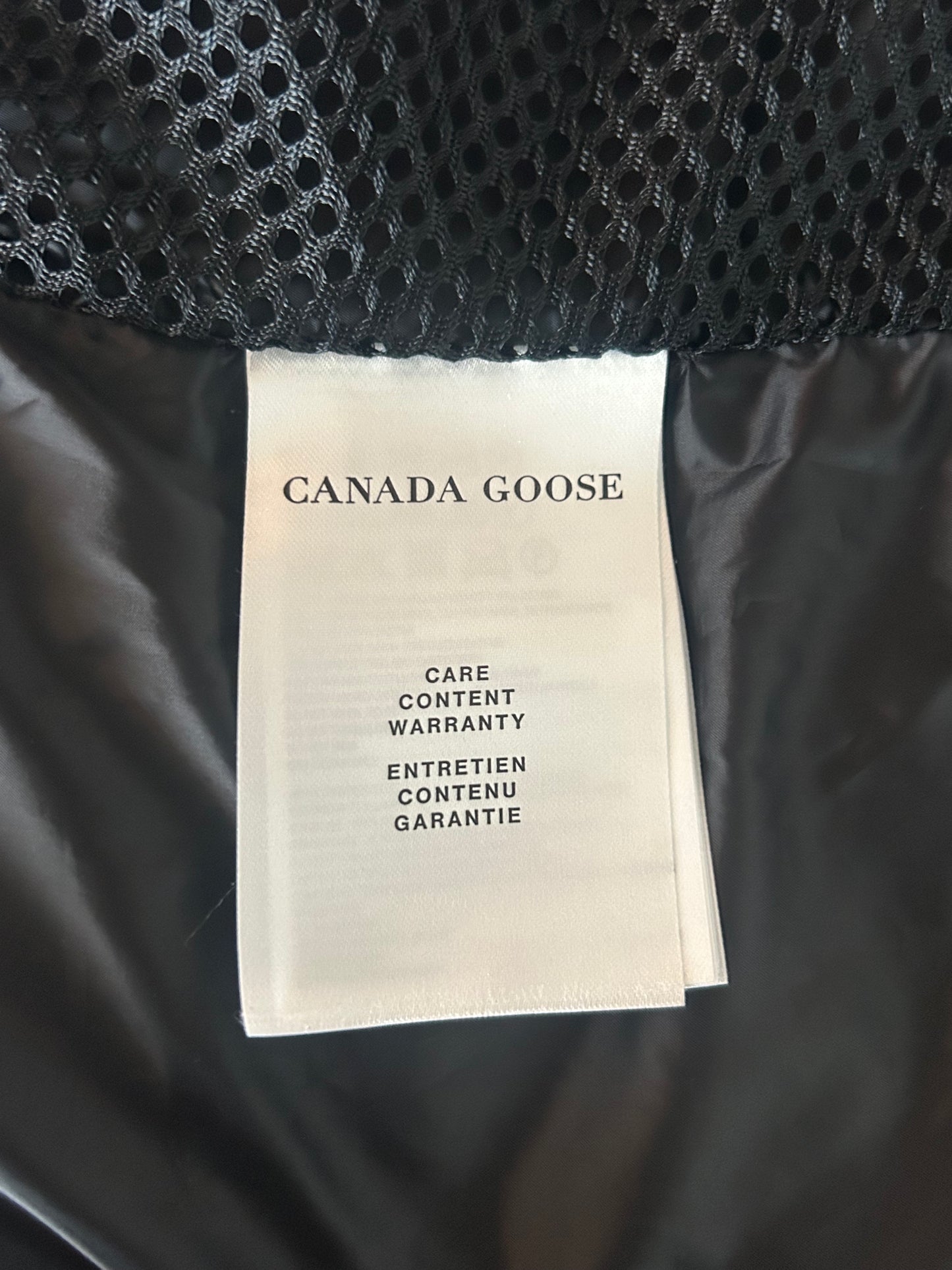 Canada Goose Black Wool Garson Black Label Men's Vest