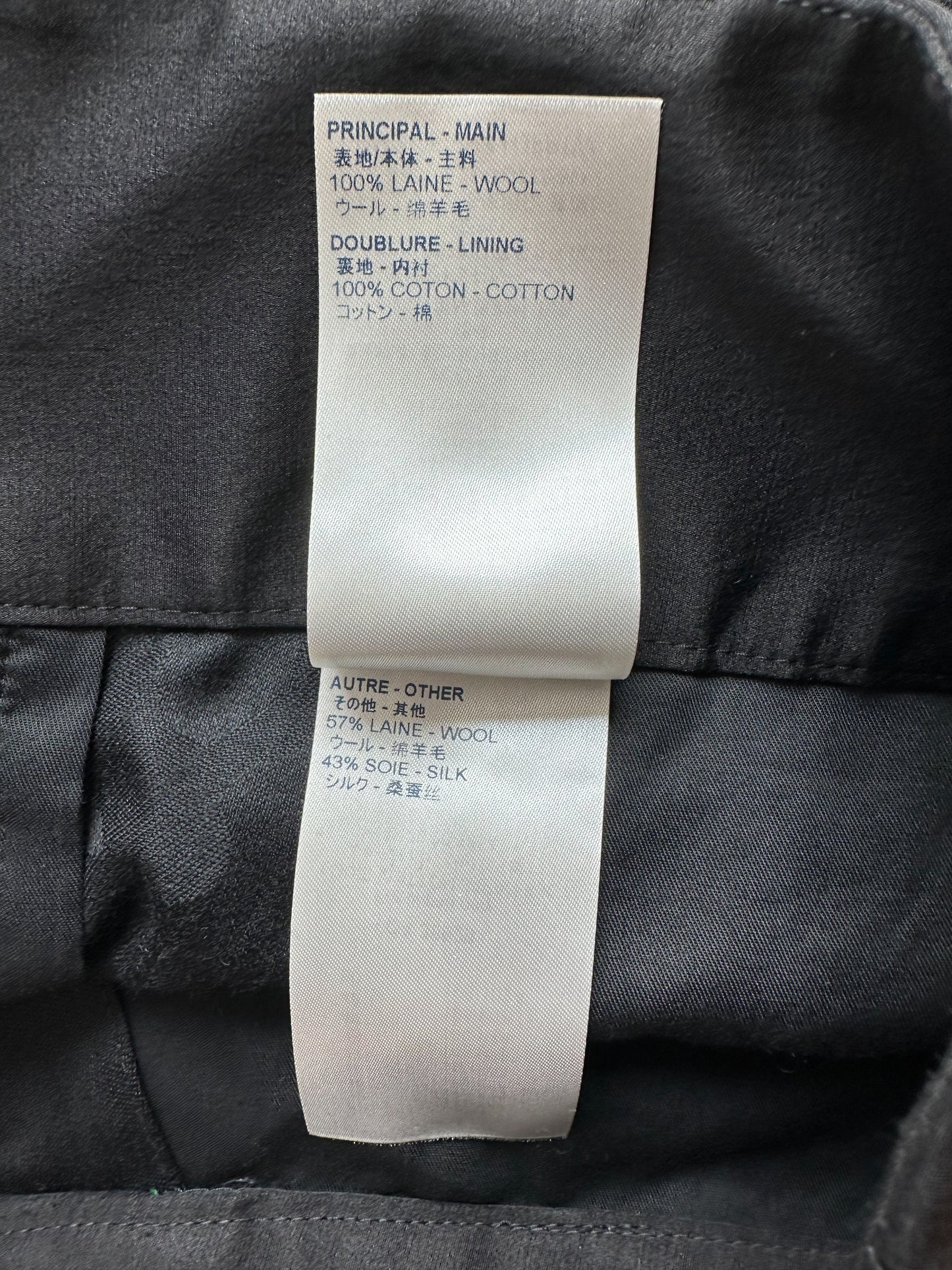 Louis Vuitton Black Camouflage Monogram Dress Pants