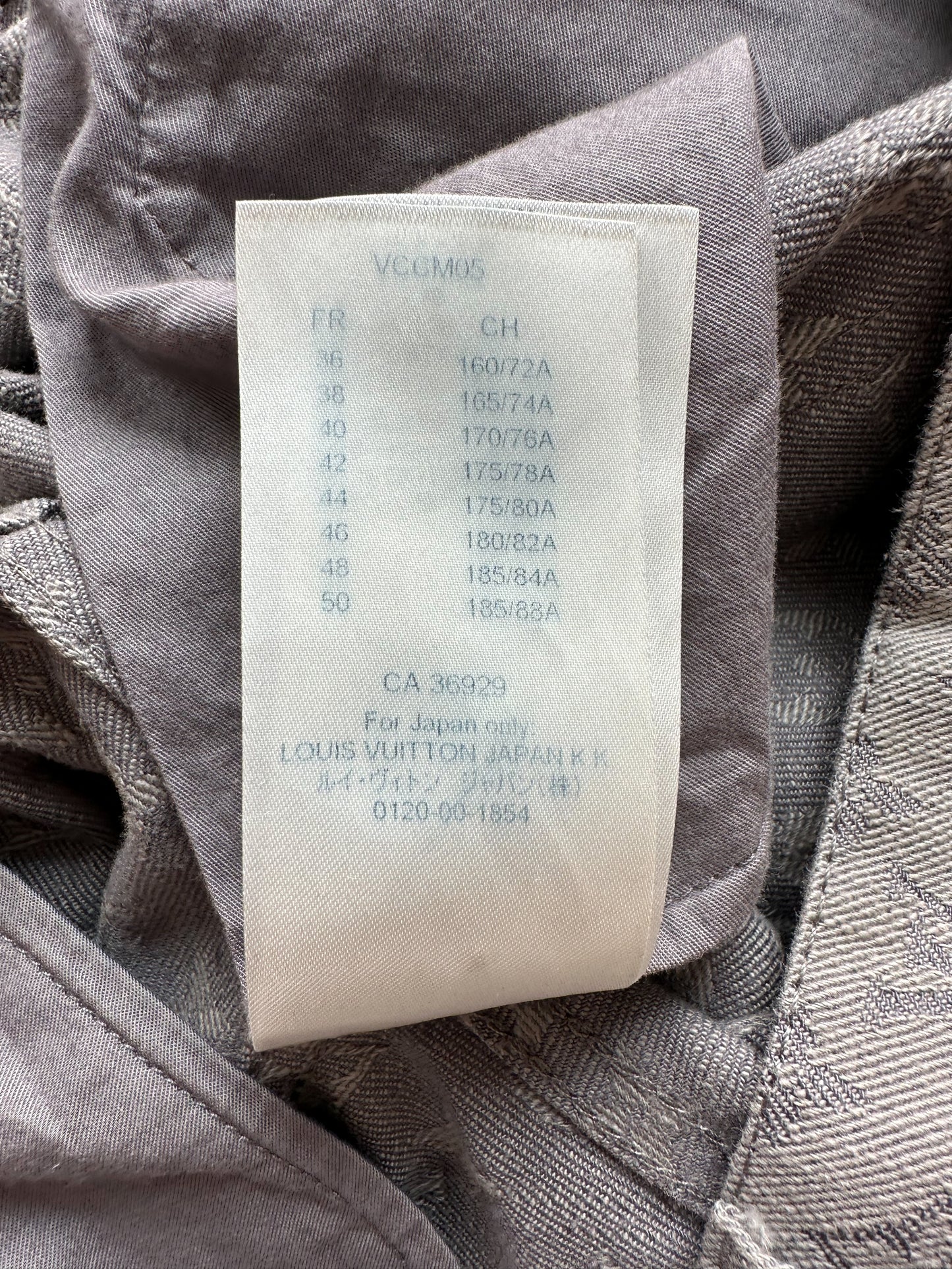 Louis Vuitton Grey Monogram Slim Jeans