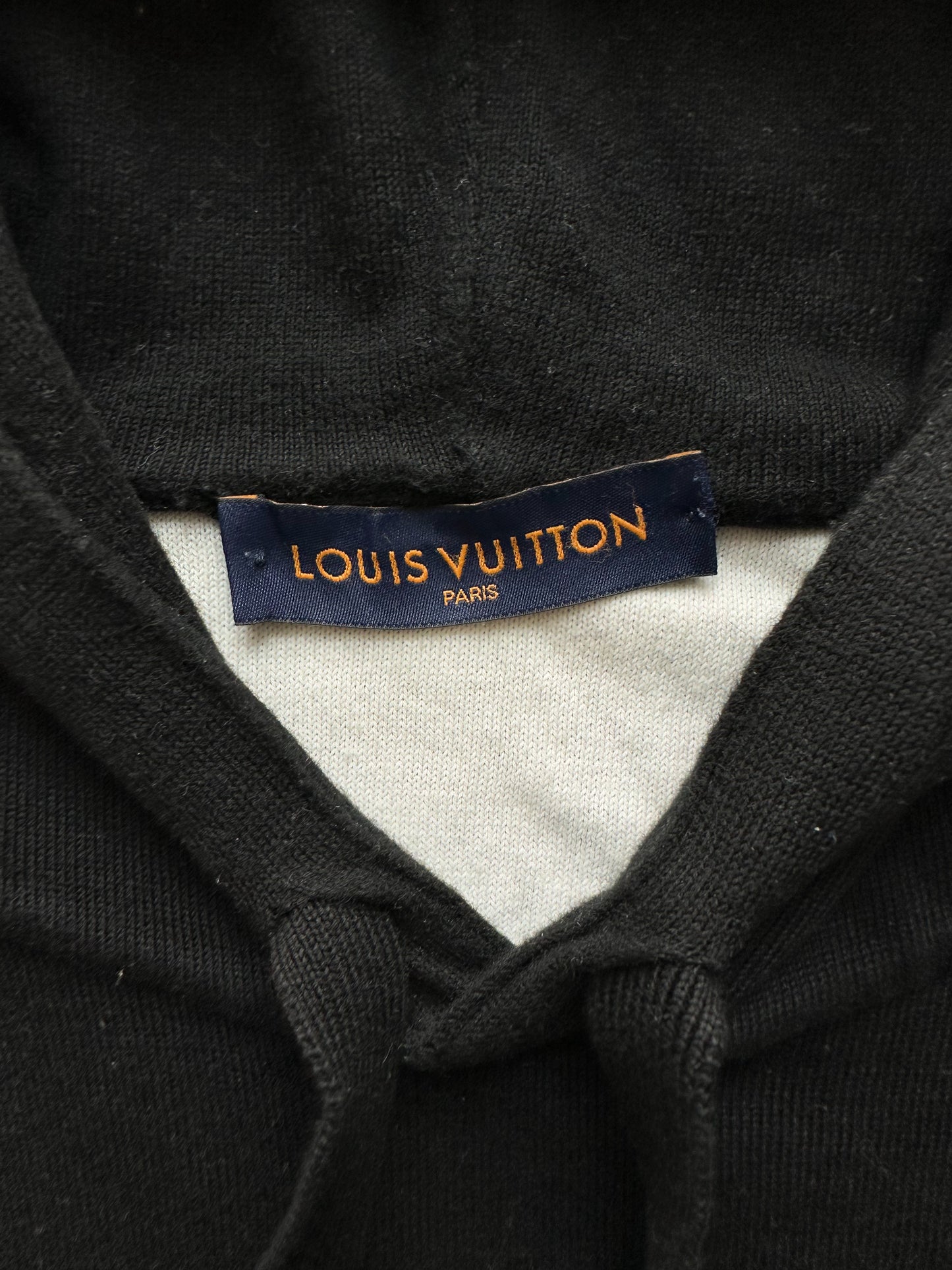 Louis Vuitton Black & White Monogram Gradient Hoodie