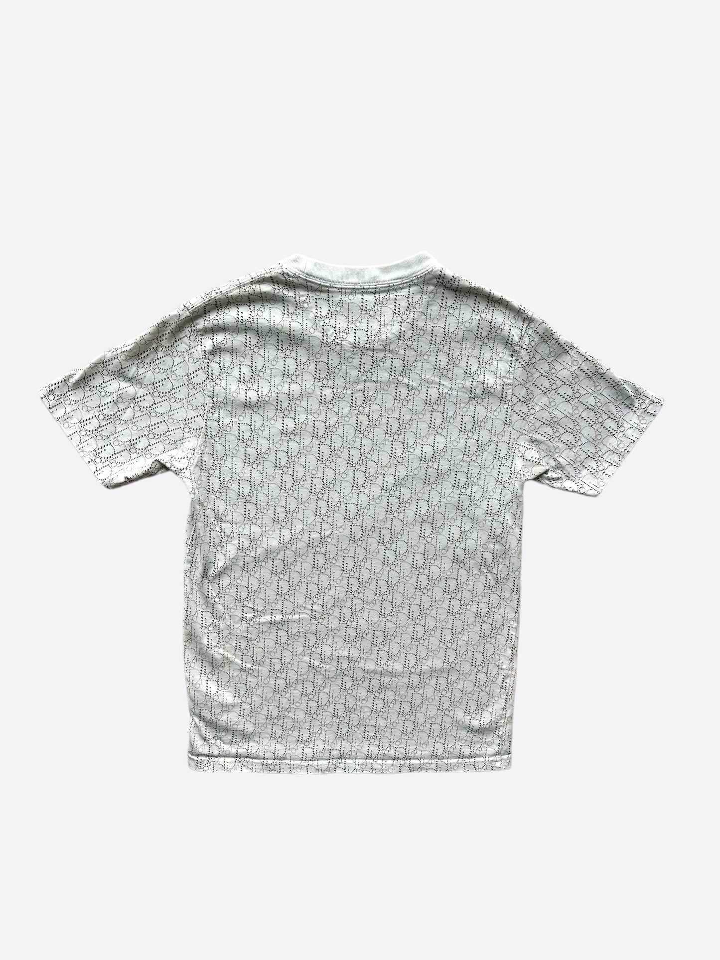 Dior White Pearl Oblique T-Shirt