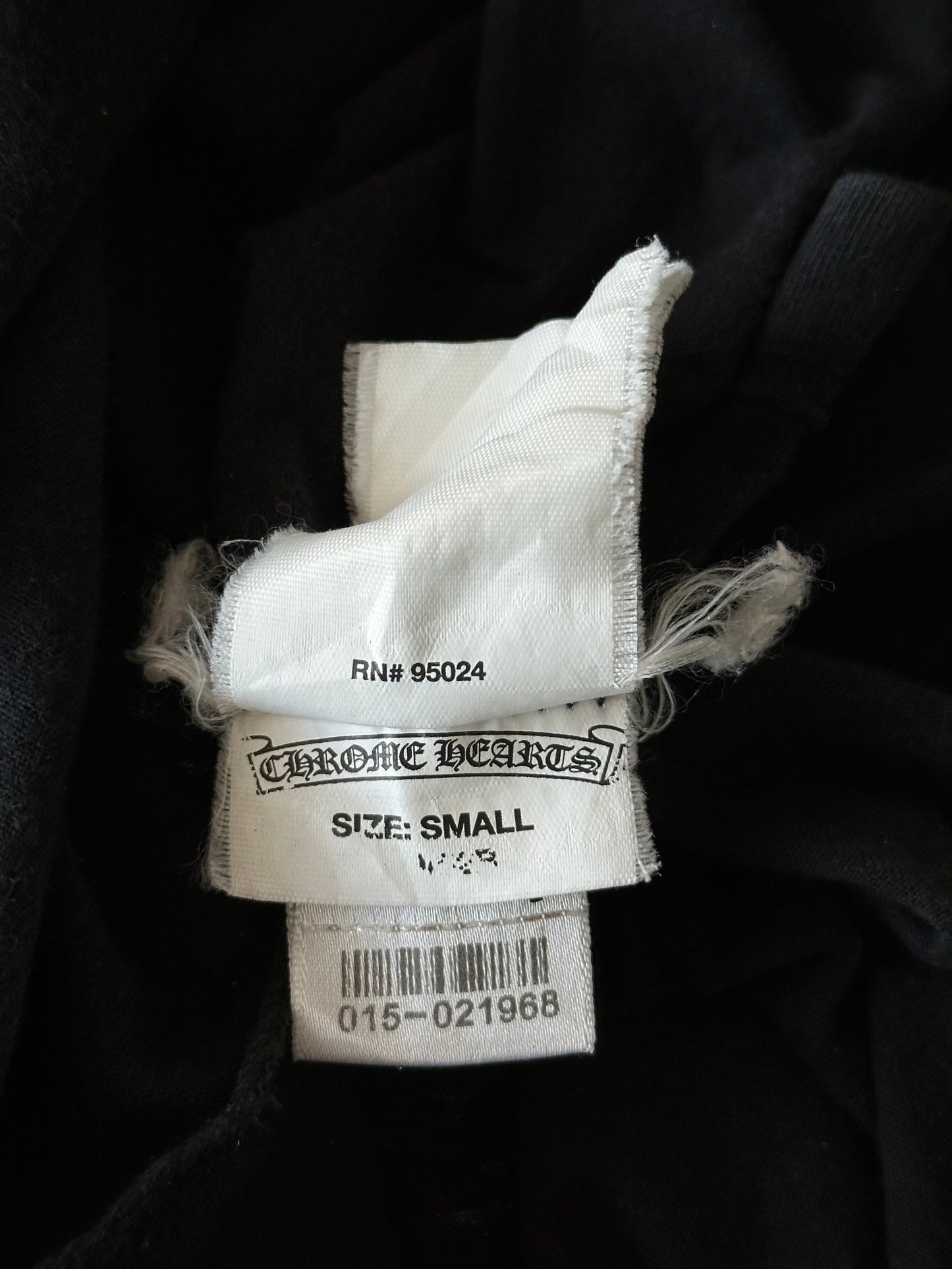 Chrome Hearts Black & White Malibu Cross Logo T-Shirt