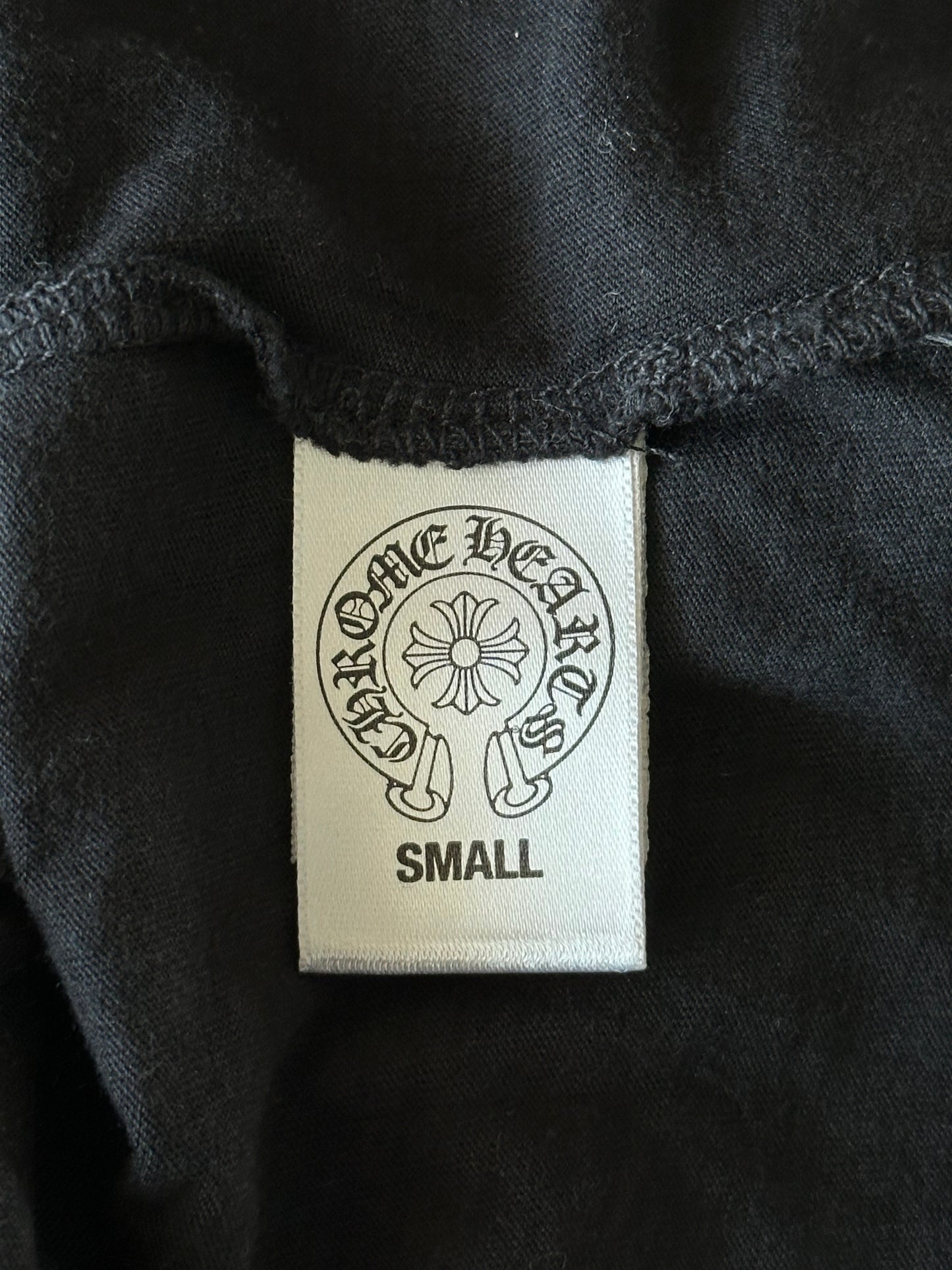 Chrome Hearts Black & White Fleur Logo Women's T-Shirt