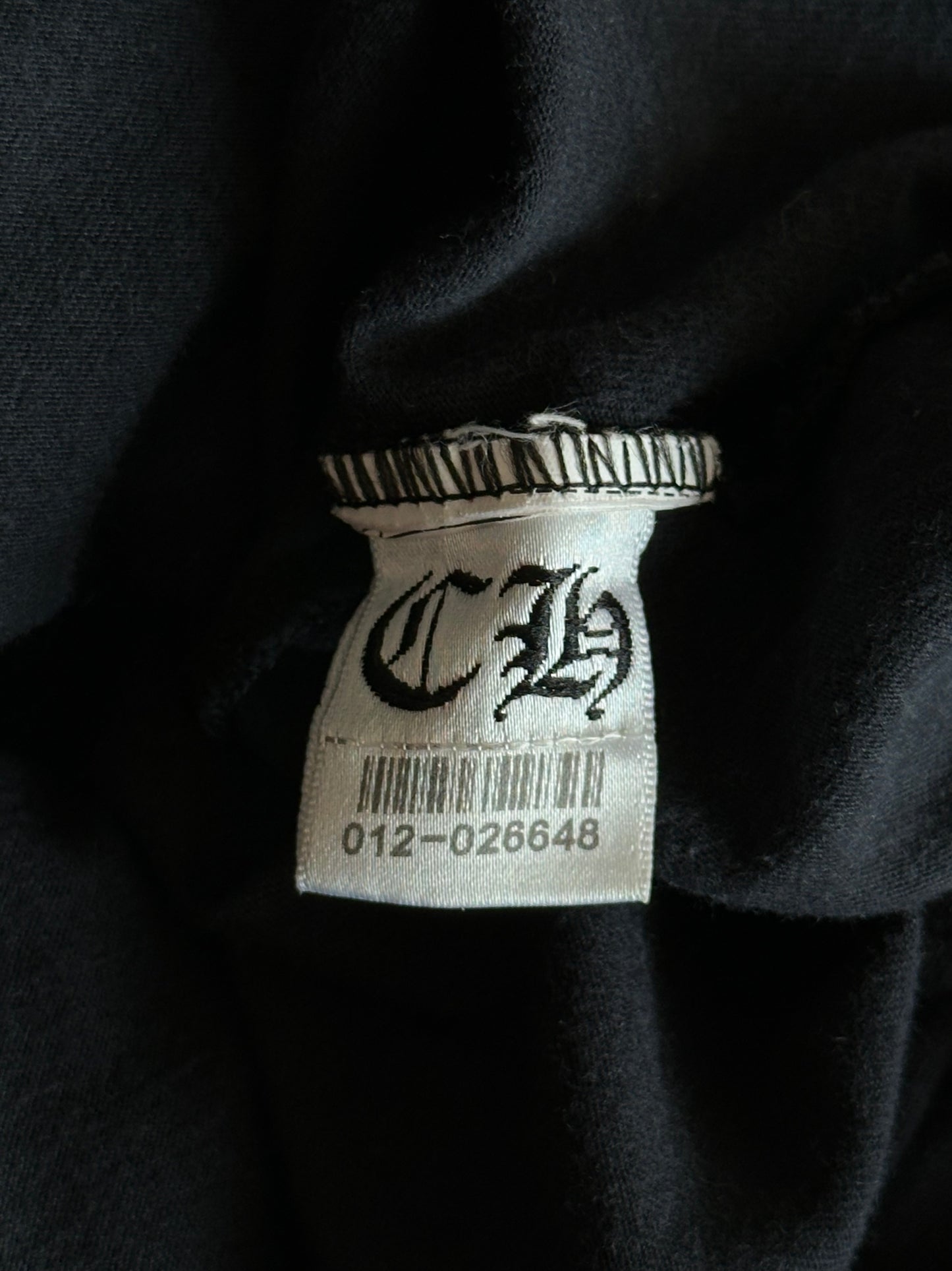 Chrome Hearts Black & White Malibu Cross Logo T-Shirt