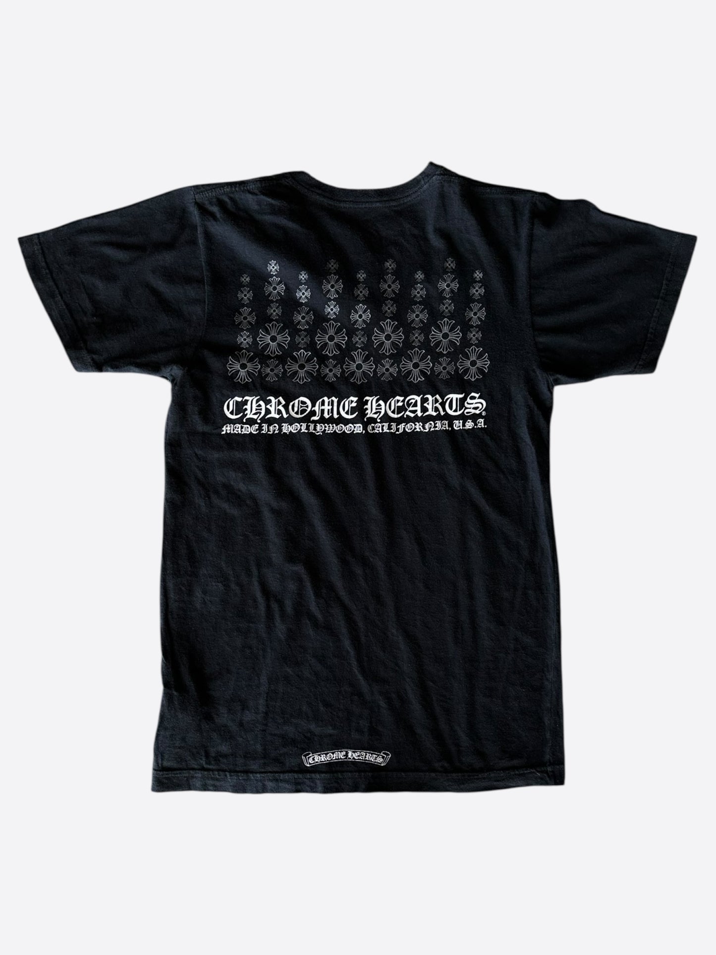 Chrome Hearts Black & White Made In Hollywood T-Shirt