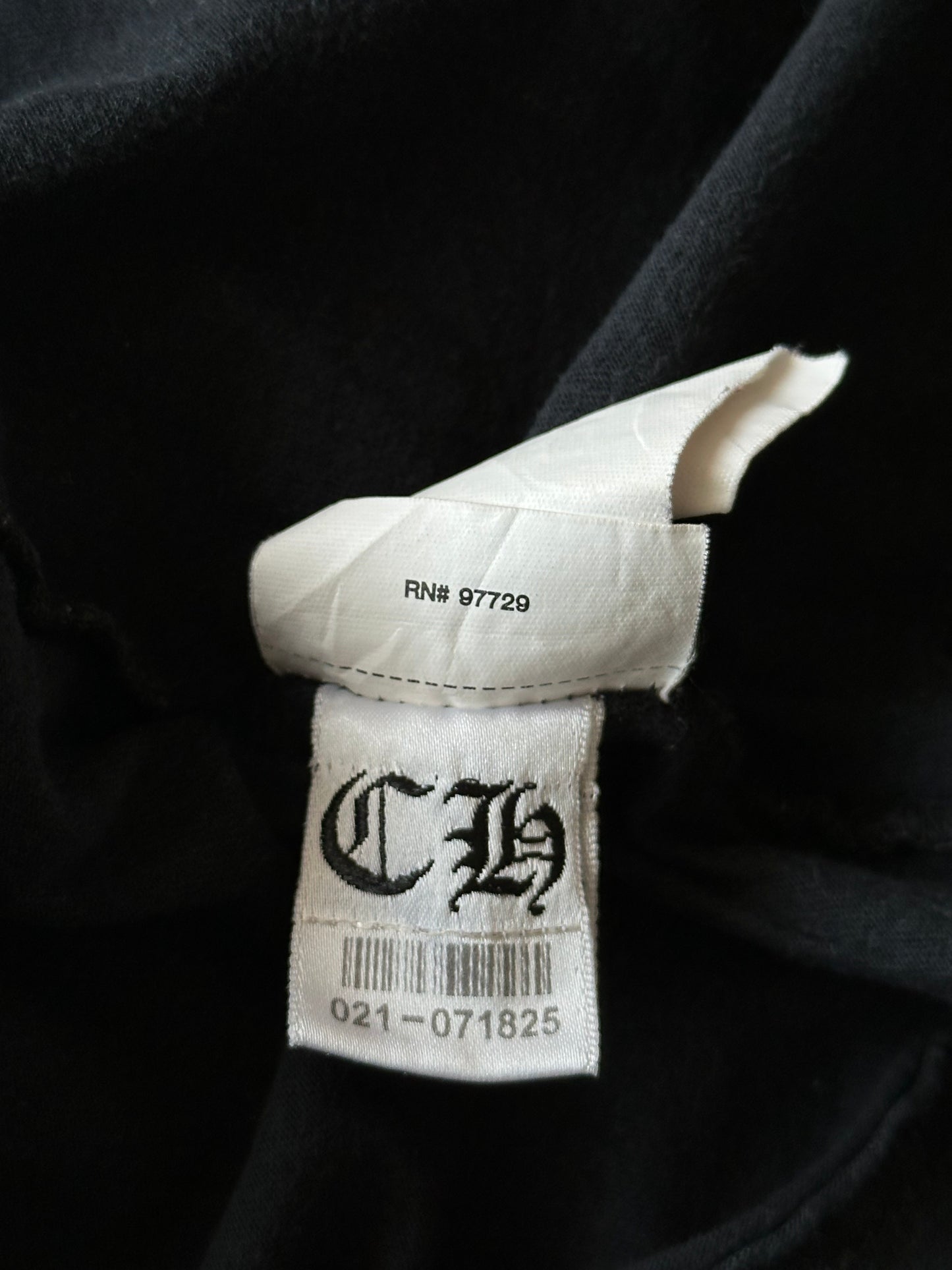 Chrome Hearts Black & White Horseshoe Logo T-Shirt