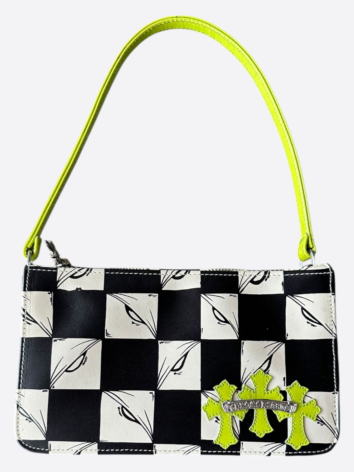 Chrome Hearts Matty Boy 99Eyes Cemetery Cross Patch Bag