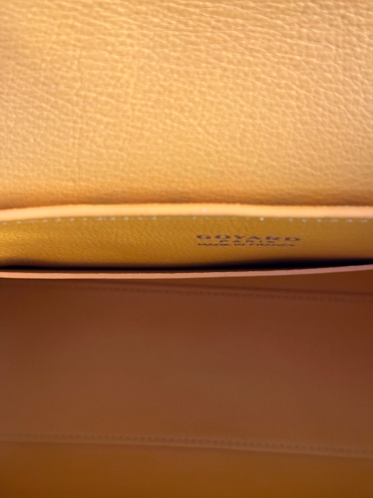 Goyard Yellow Mini Saigon