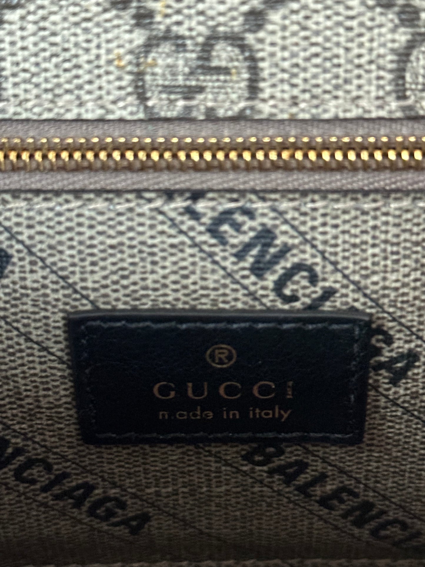 Balenciaga Gucci GG Monogram Hourglass Small Top Handle Bag