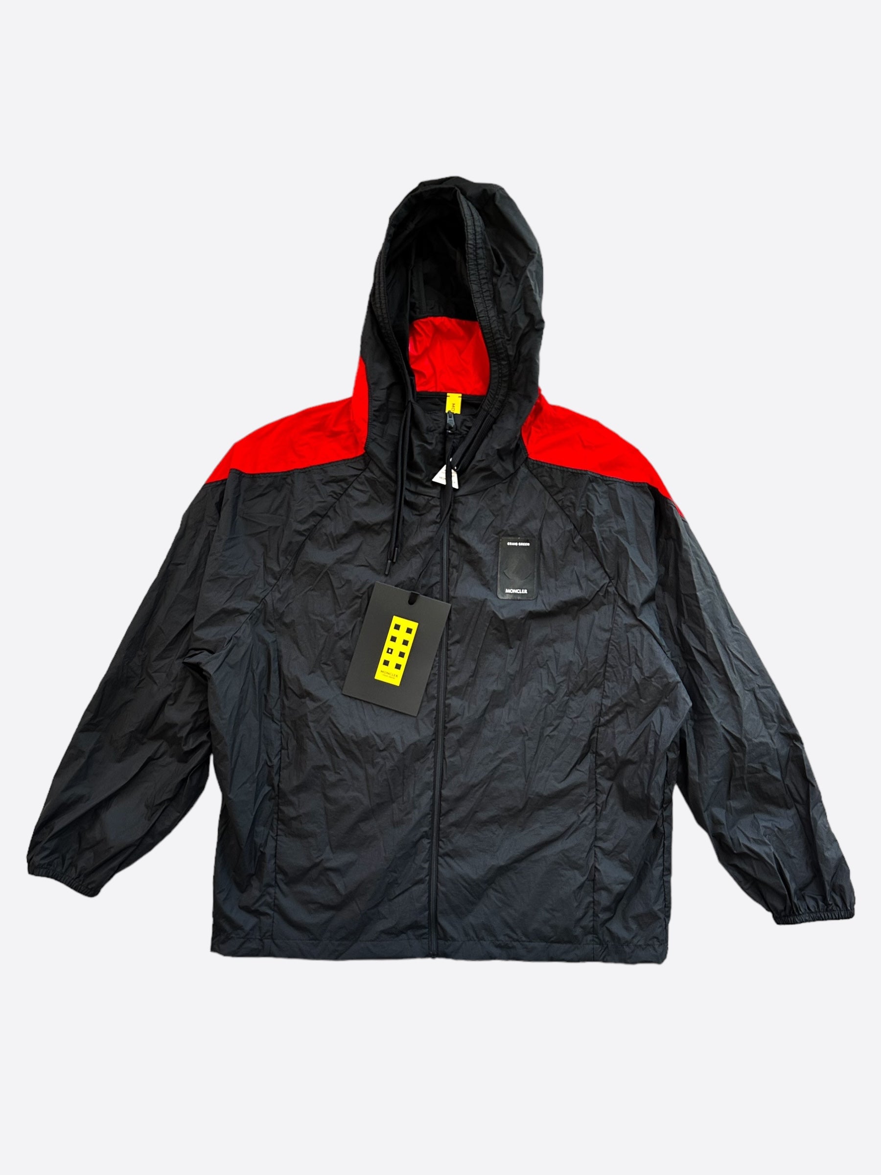 Moncler Craig Green Black Red Logo Guppy Windbreaker – Savonches