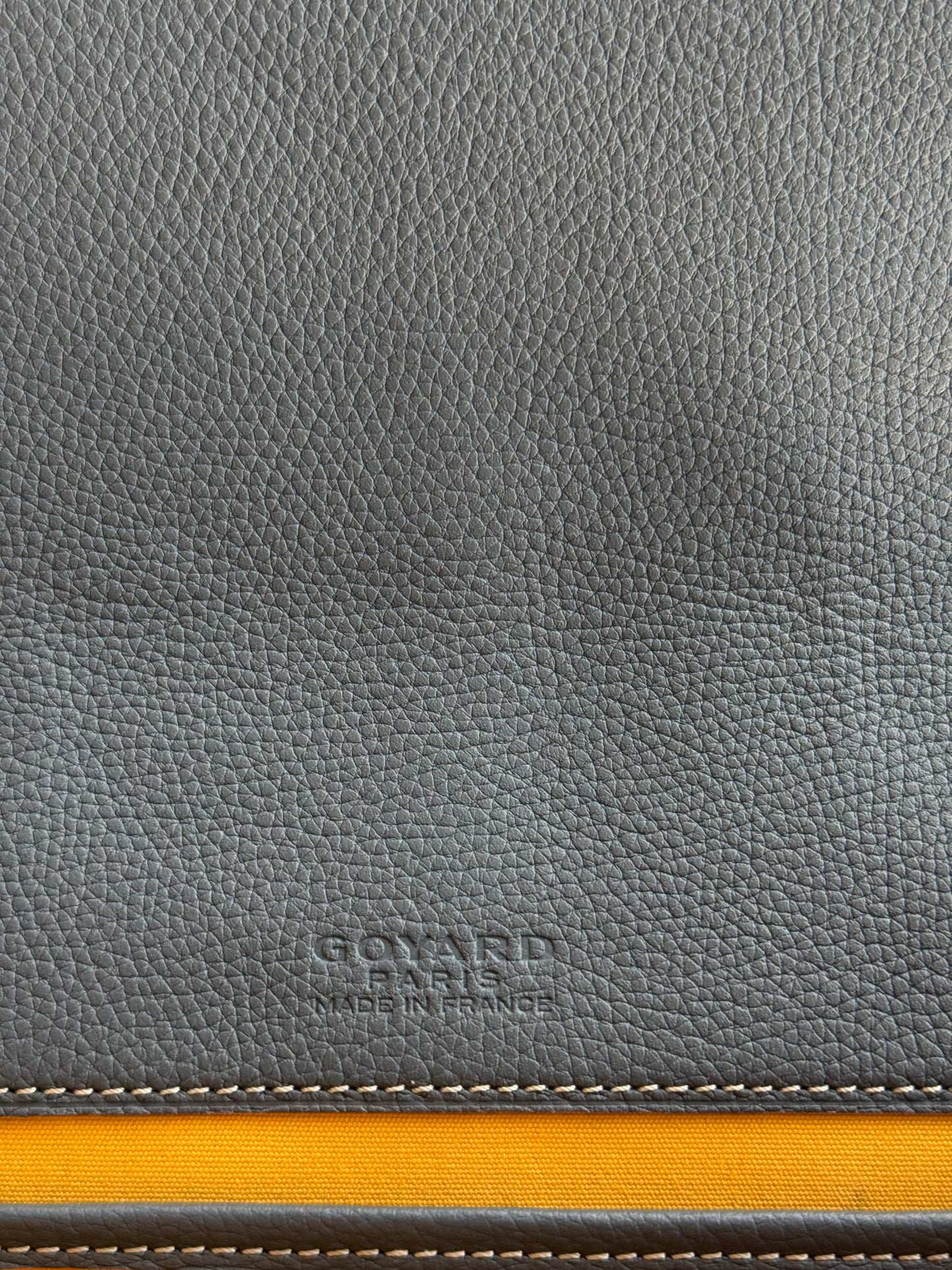 Goyard Grey Belvedere MM Messenger Bag