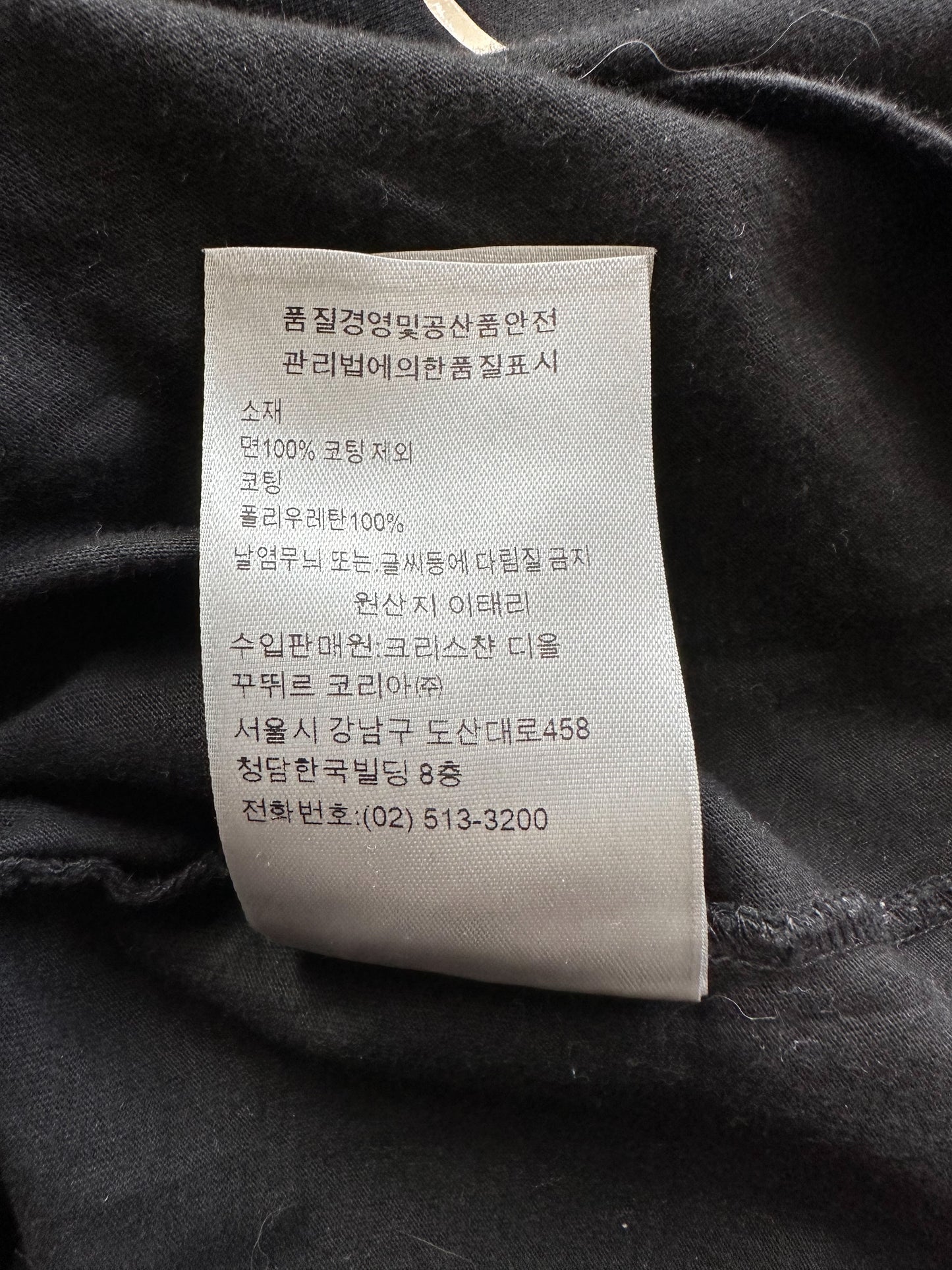 Dior Sorayama Black Dinosaur Logo T-Shirt