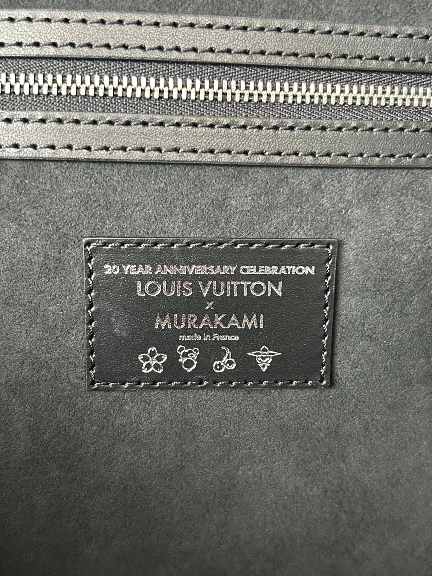 Louis Vuitton Takashi Murakami Black & Multicolor Monogram Keepall 50