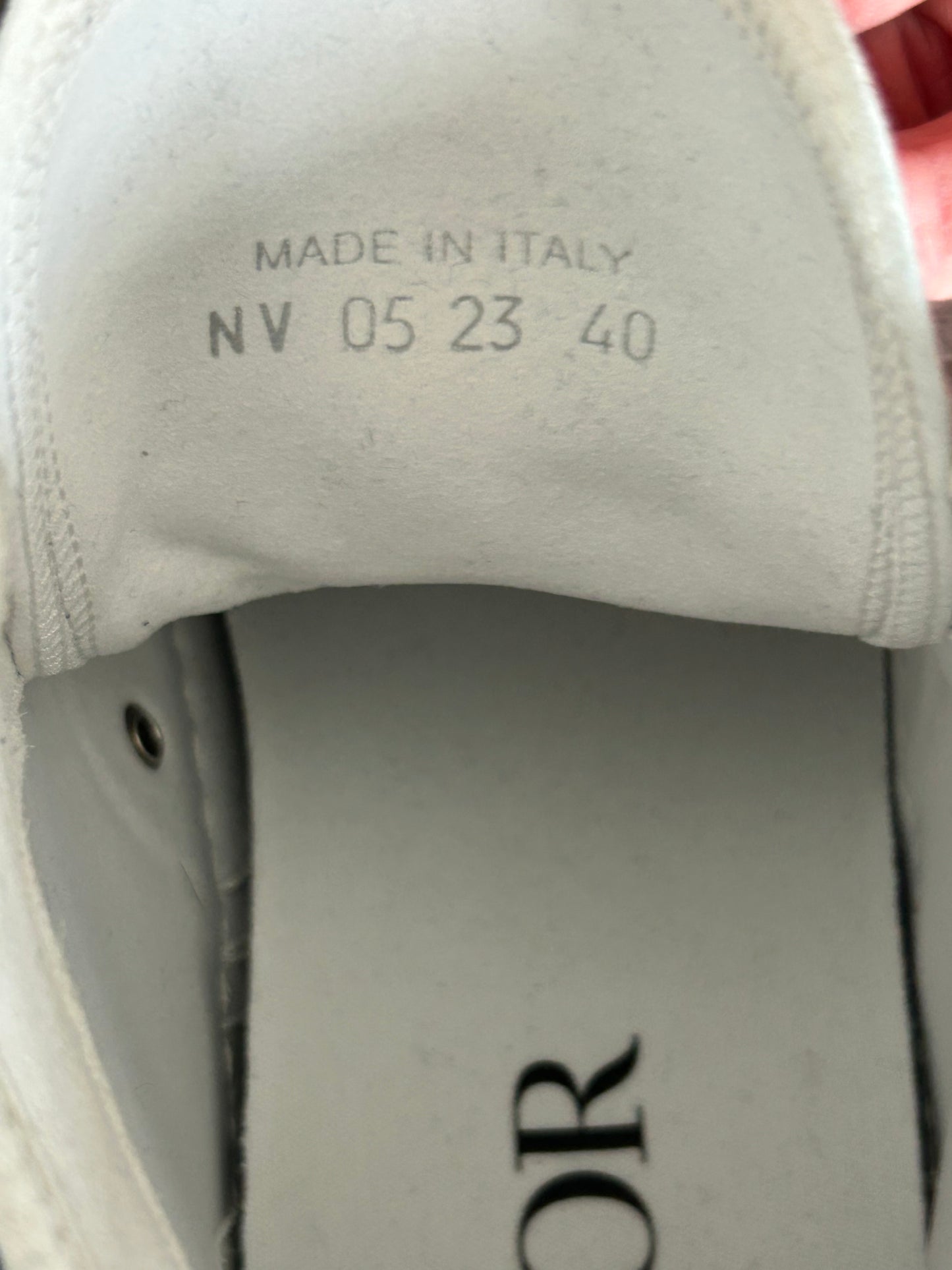 Dior Denim Tears Blue & White Oblique B23 High Top Sneakers