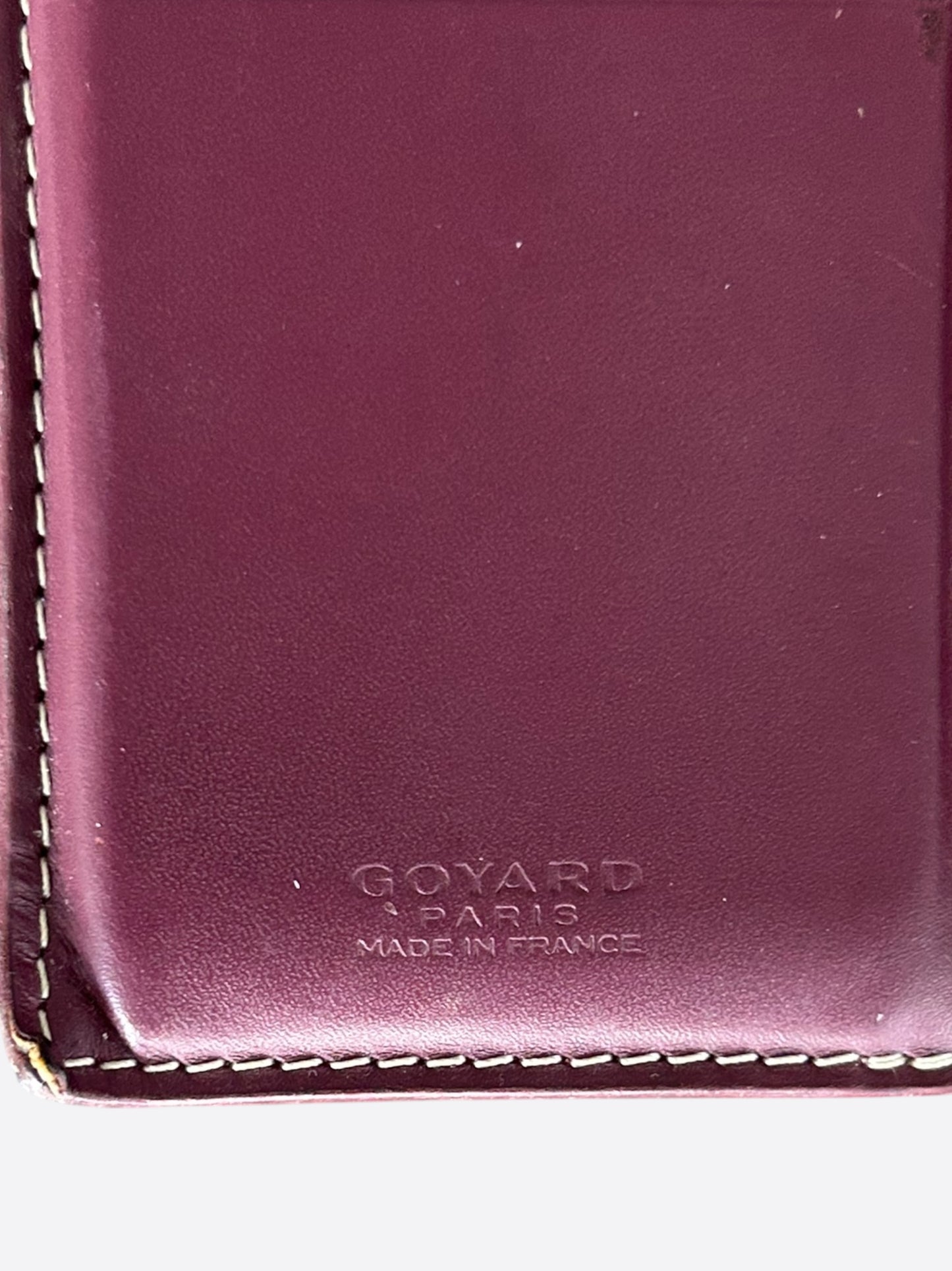Goyard Burgundy Saint Pierre Card Holder