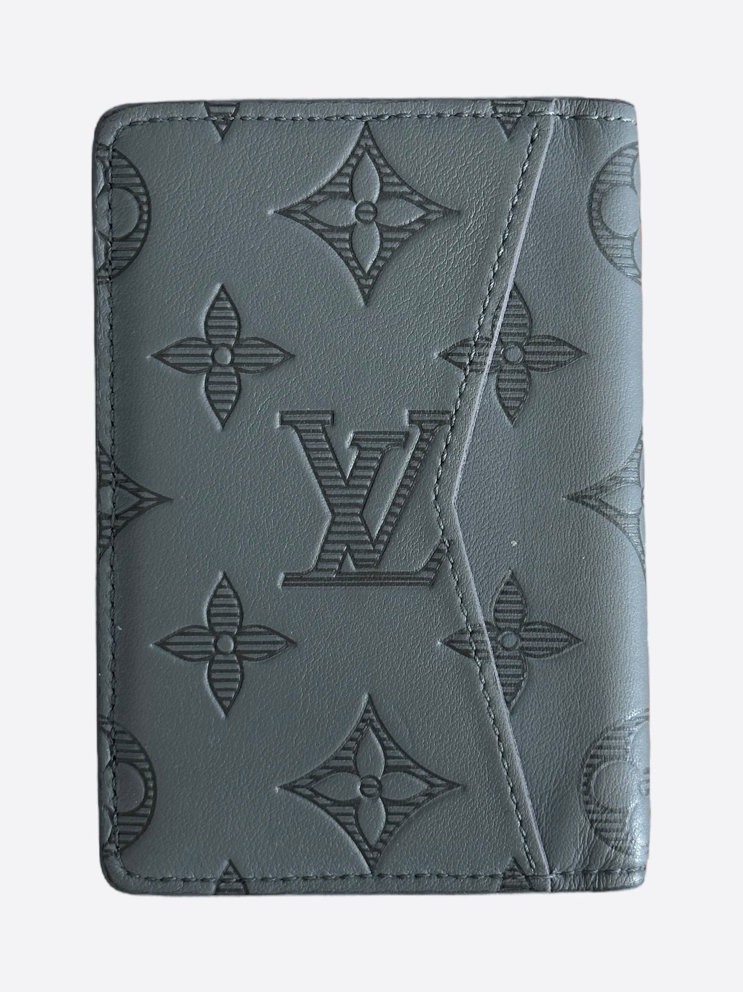 Louis Vuitton Grey Shadow Monogram Pocket Organizer