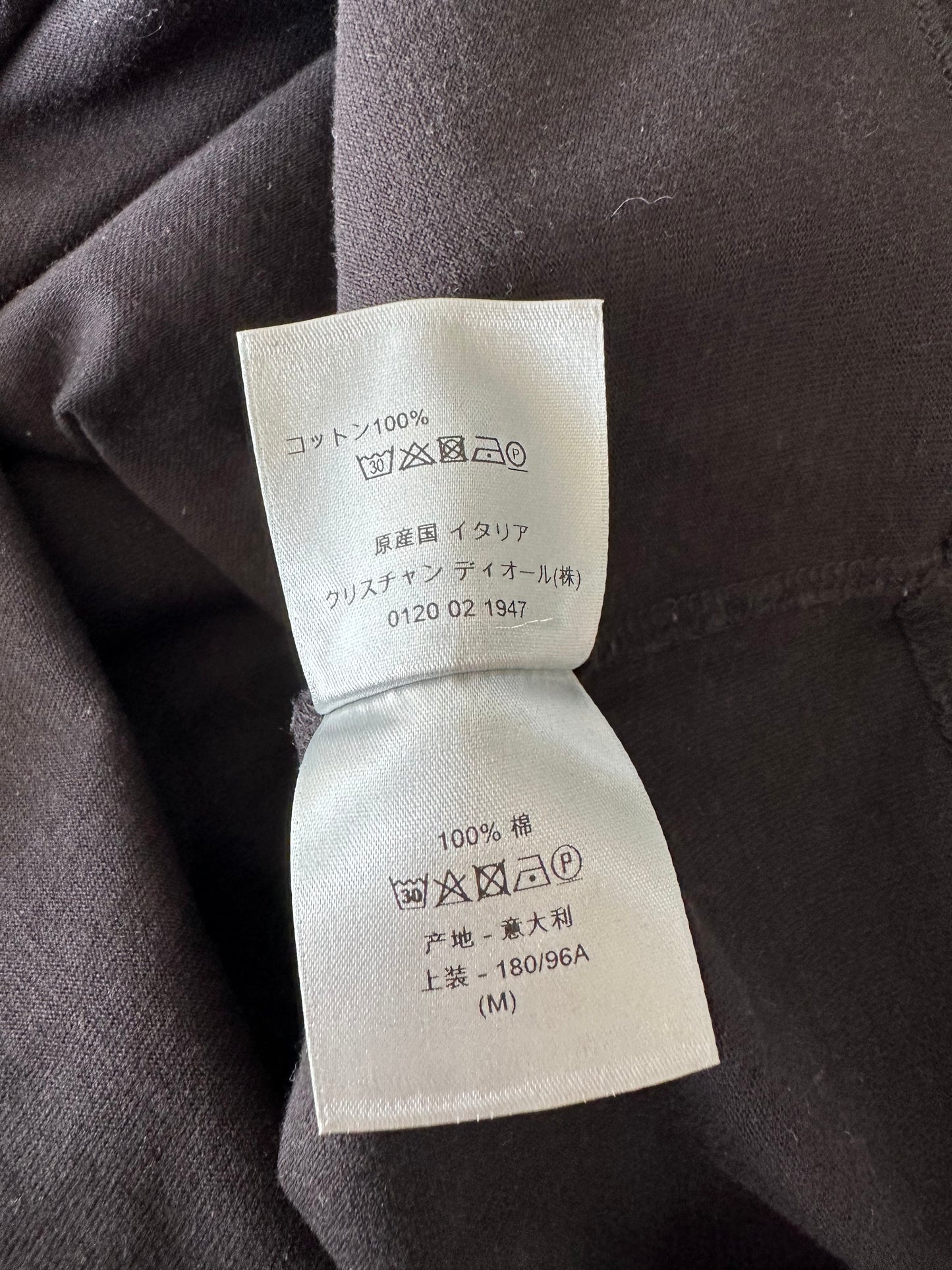 Dior Black CD Icon Embroidered T-Shirt