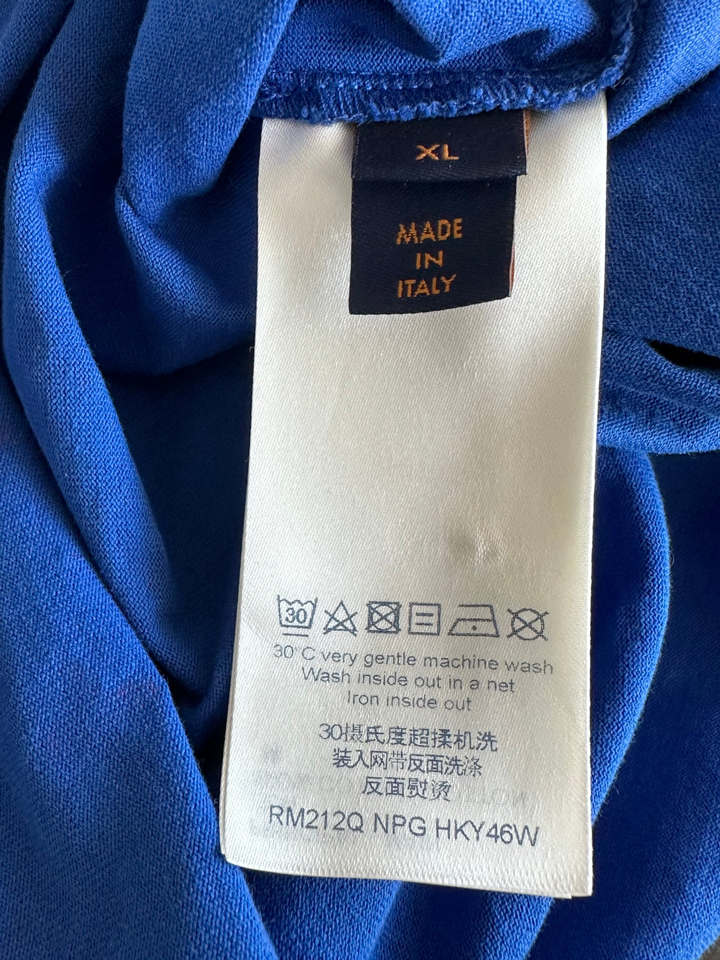 Louis Vuitton Blue & Red Monogram Gradient T-Shirt