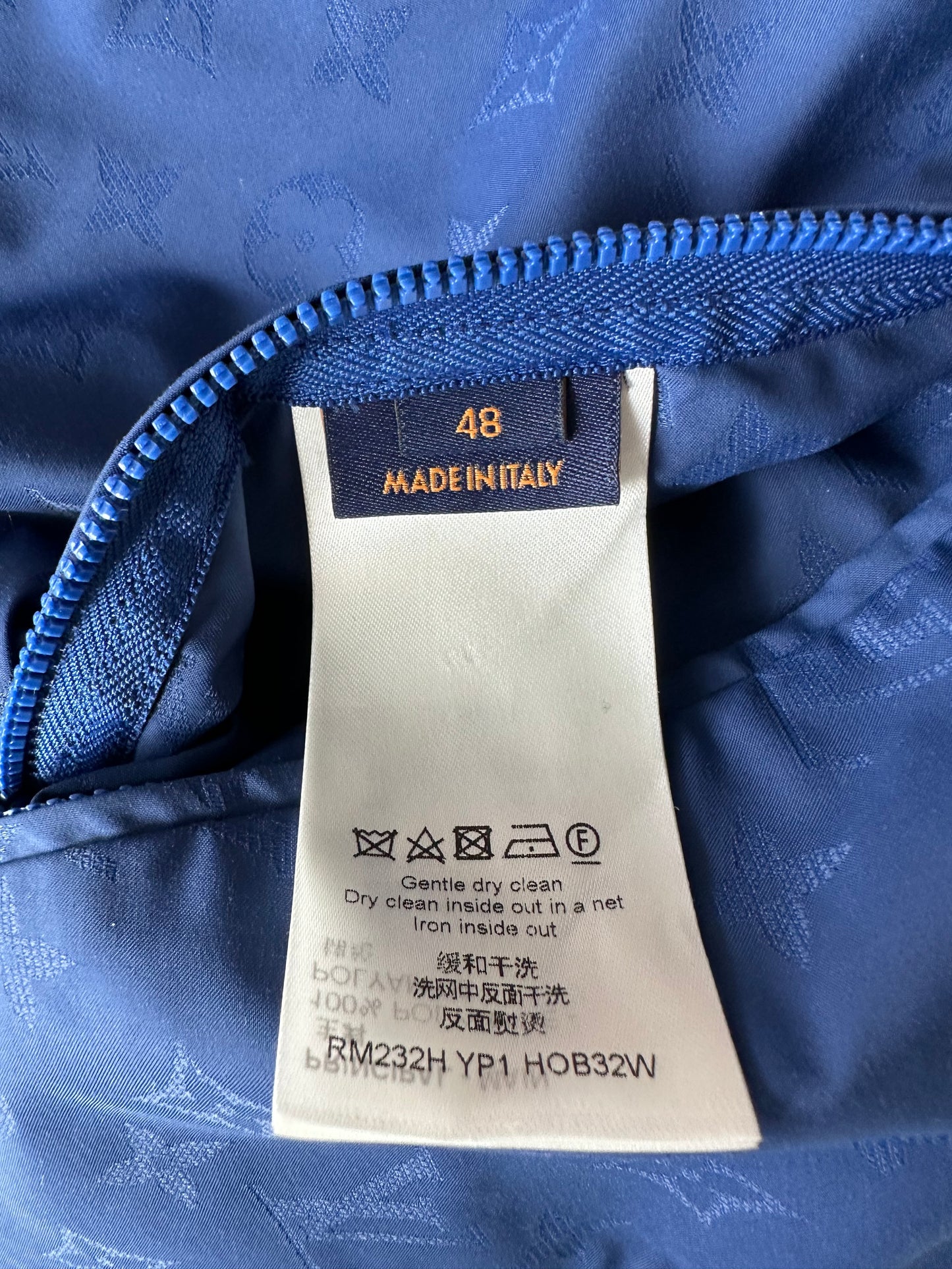 Louis Vuitton Yayoi Kusama Blue Monogram Windbreaker