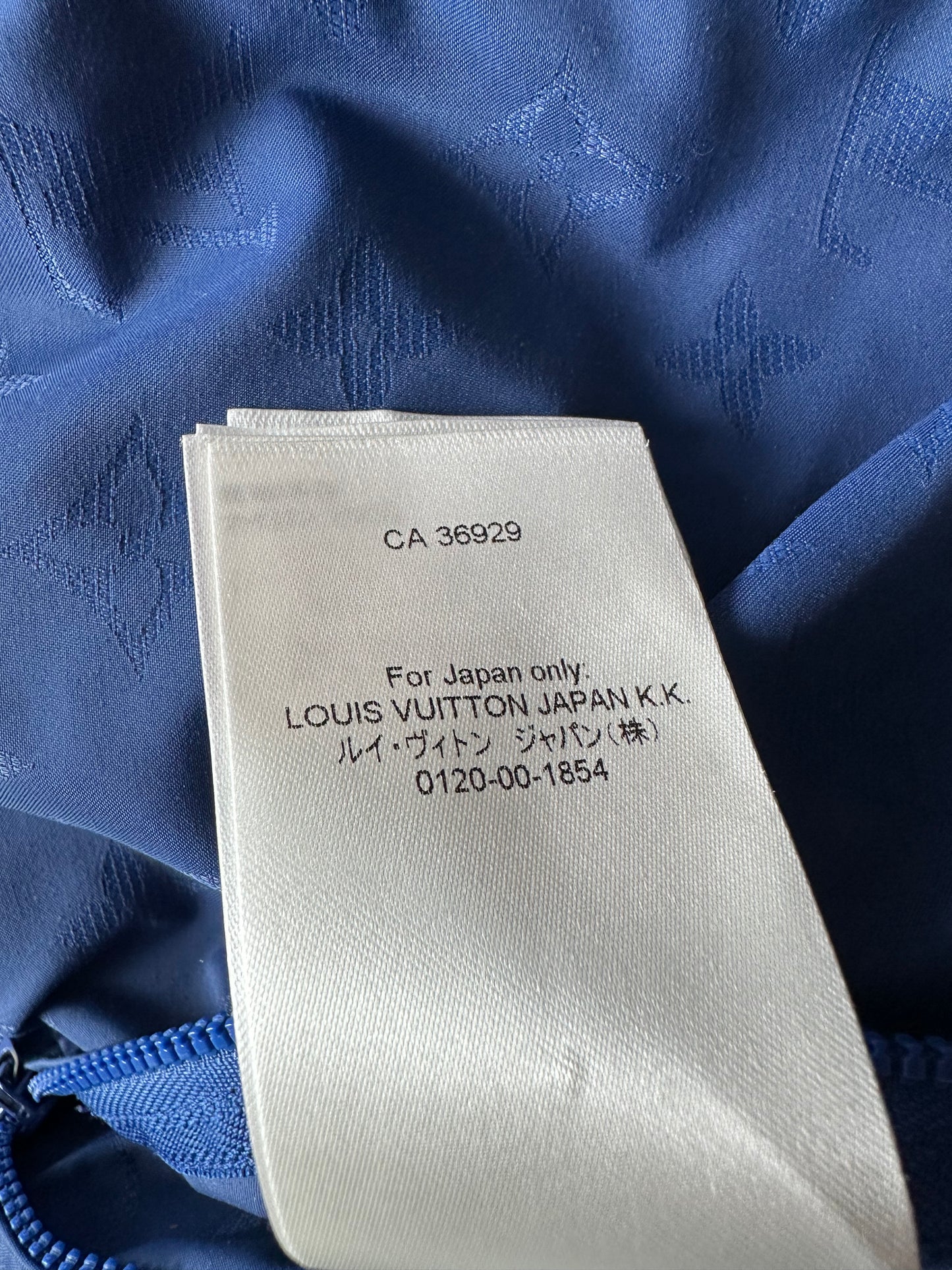 Louis Vuitton Yayoi Kusama Blue Monogram Windbreaker