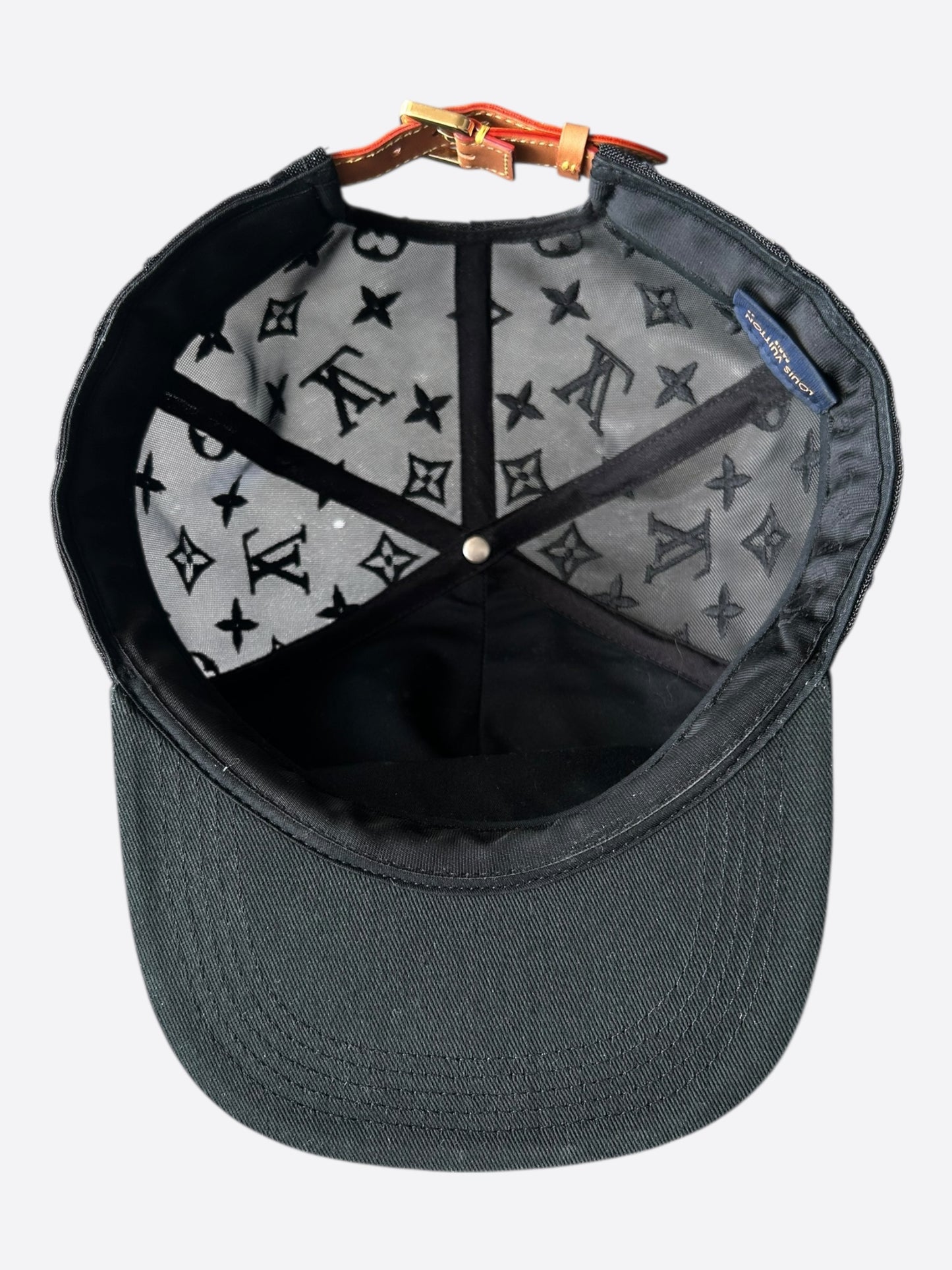 Louis Vuitton Black & Green Tourist Vs. Purist Monogram Hat
