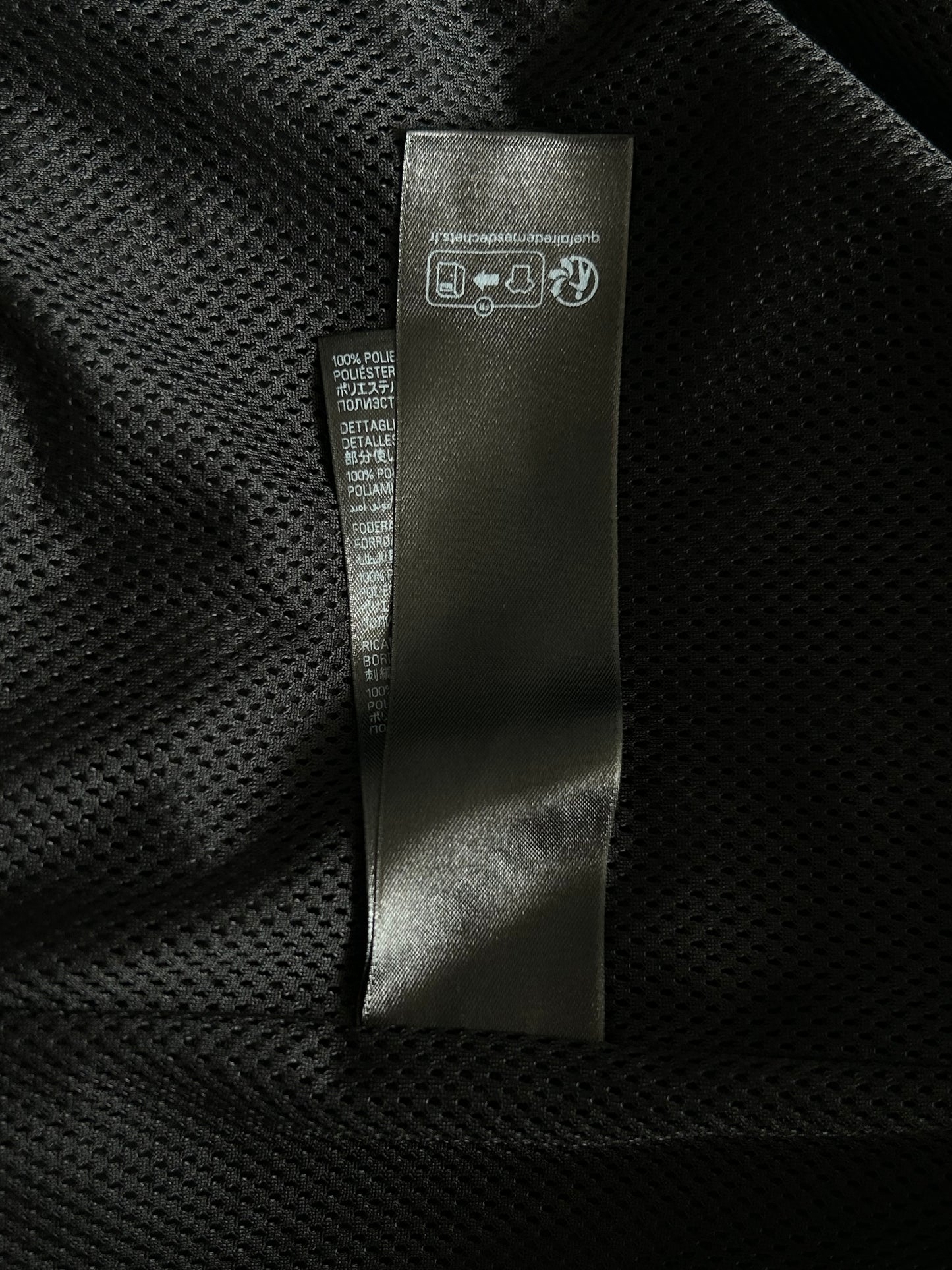 Balenciaga Black & Grey Loop Sports Logo Track Jacket