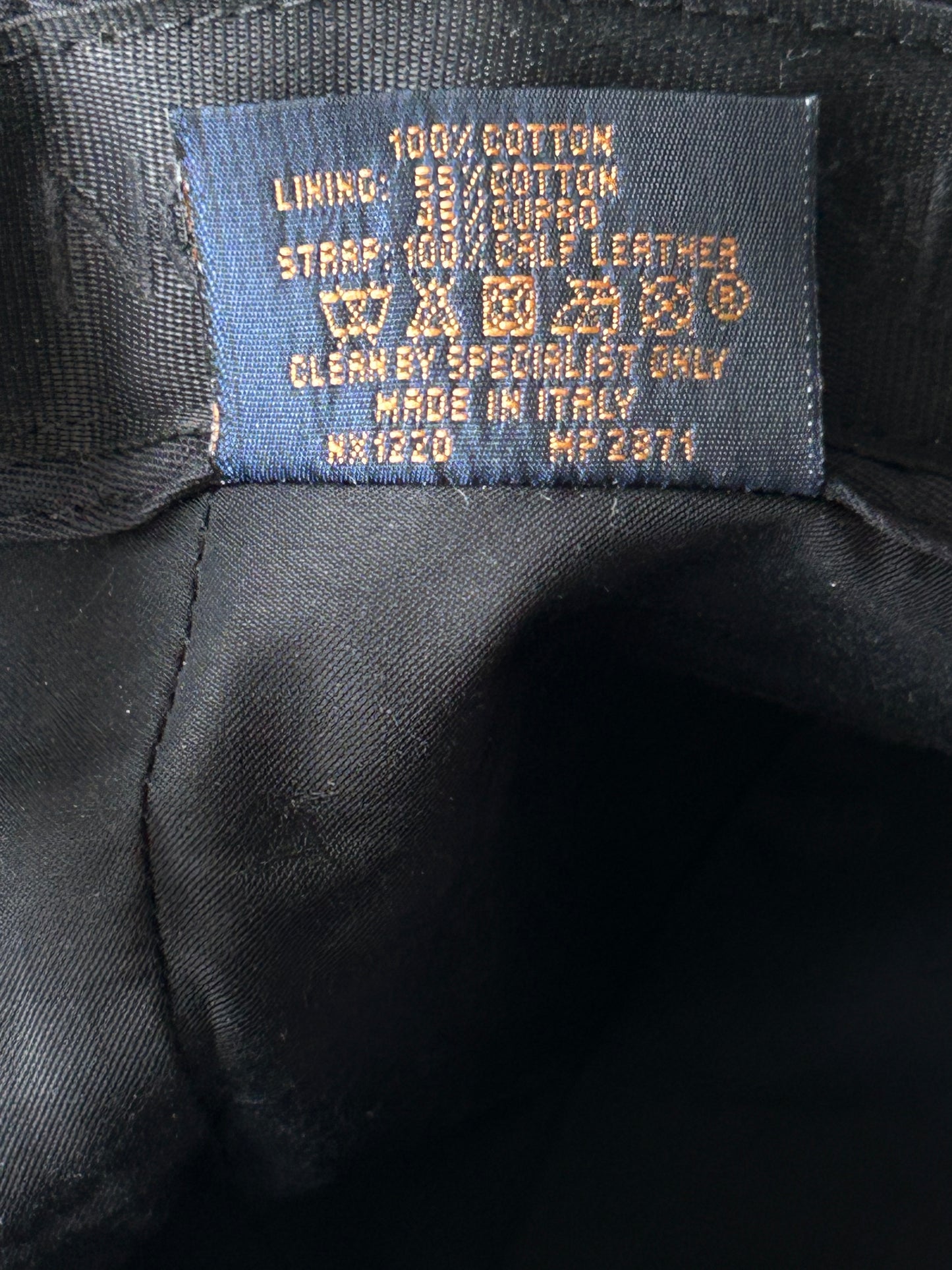 Louis Vuitton Blue Tapestry Hat