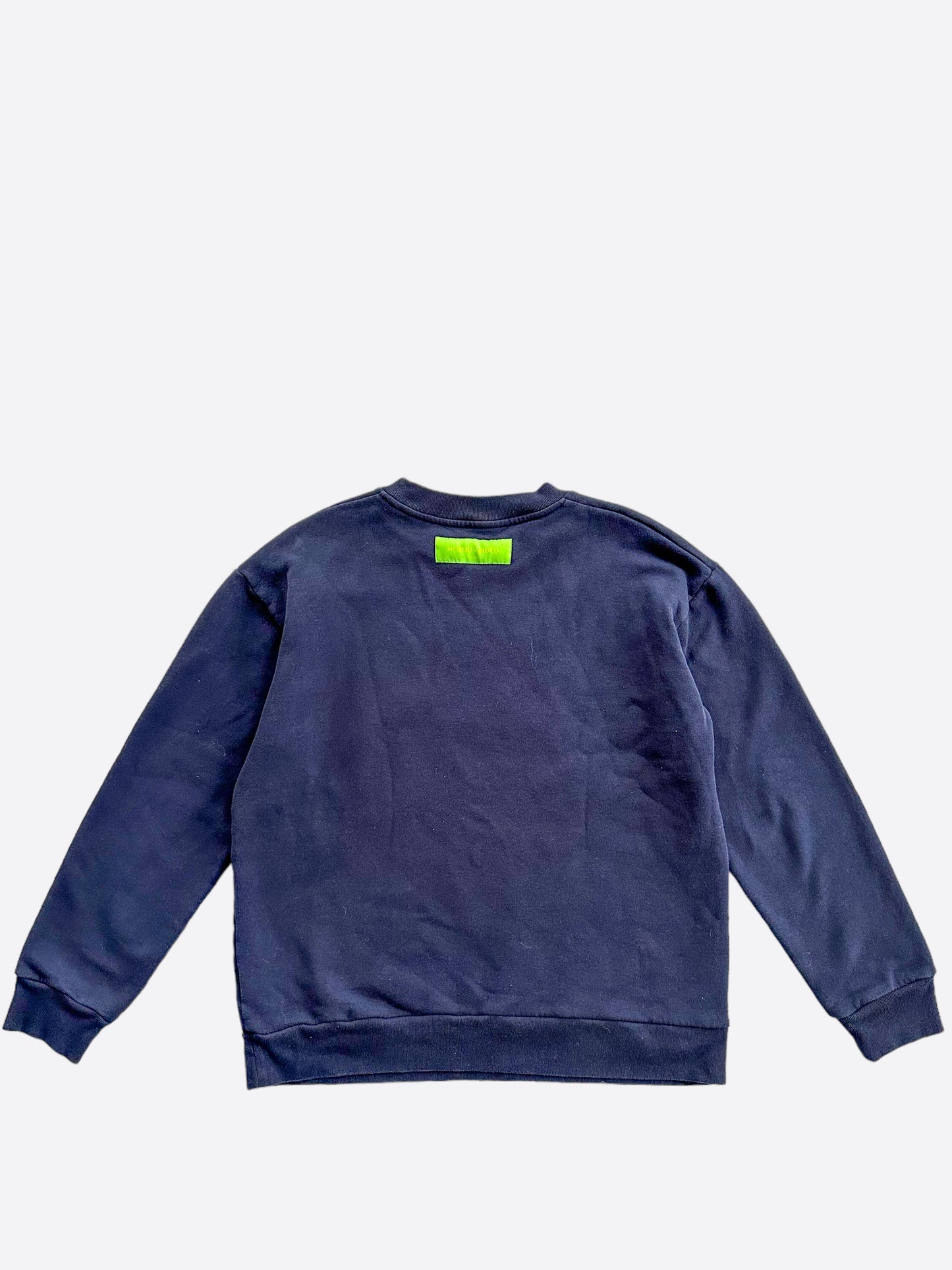 Louis Vuitton Navy Tuffetage Print Sweater