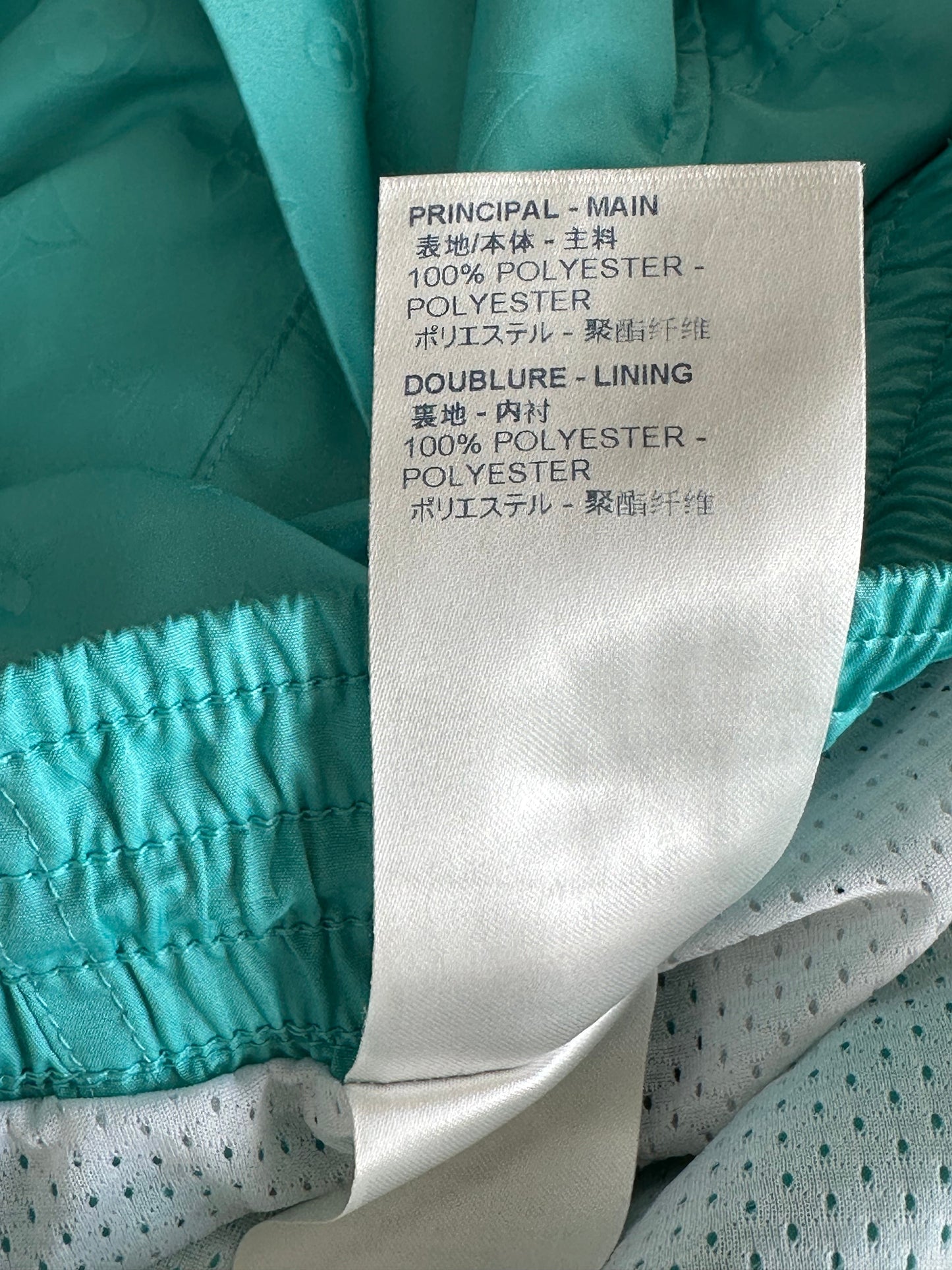 Louis Vuitton Turquoise Monogram Swim Shorts