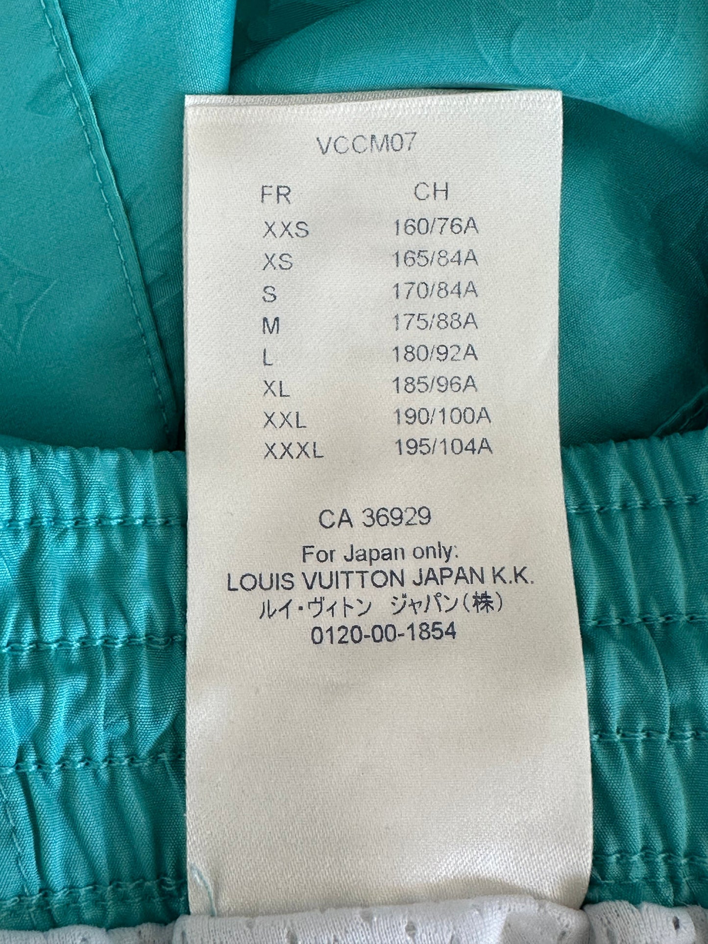 Louis Vuitton Turquoise Monogram Swim Shorts