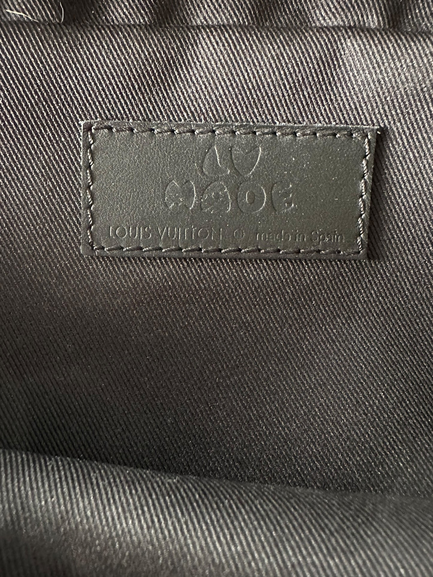 Louis Vuitton Nigo Grey Striped Monogram Sling Bag