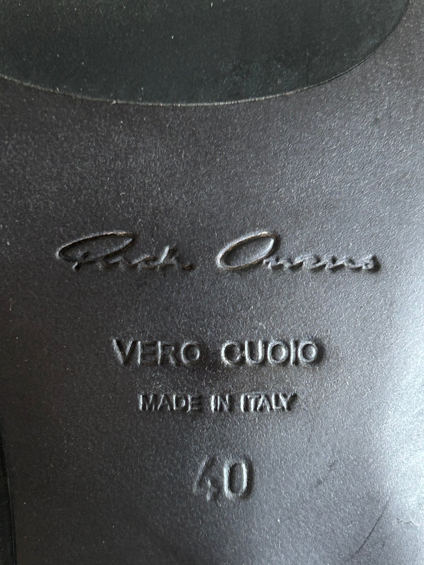 Rick Owens Black & Clear Leather Ankle-Wrap Sandals