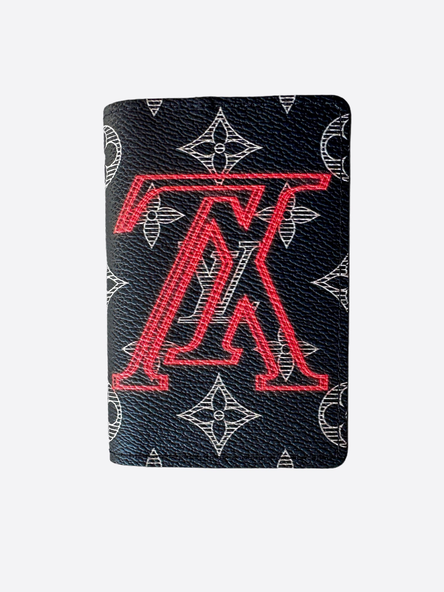 Louis Vuitton Navy Monogram Upside Down Logo Pocket Organizer