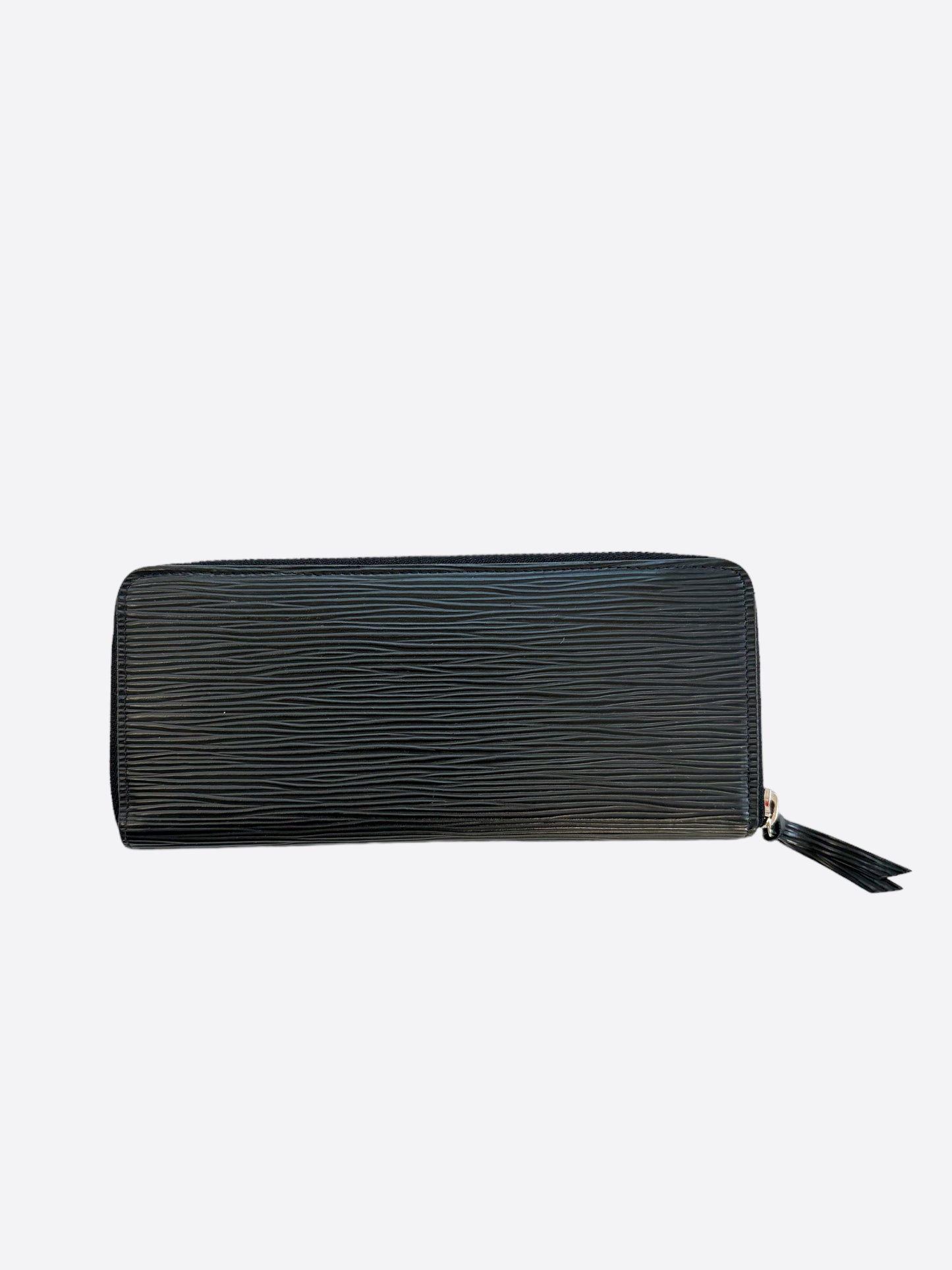 Louis Vuitton Black EPI Clemence Wallet