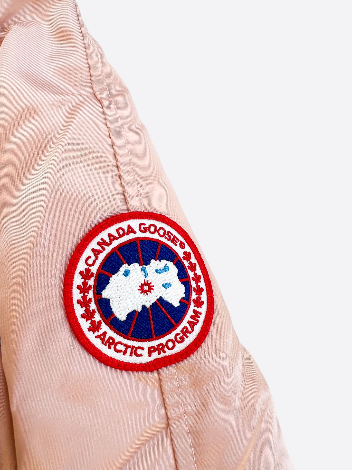 Canada Goose OVO Satin Pink Embroidered Chilliwack Women's Jacket
