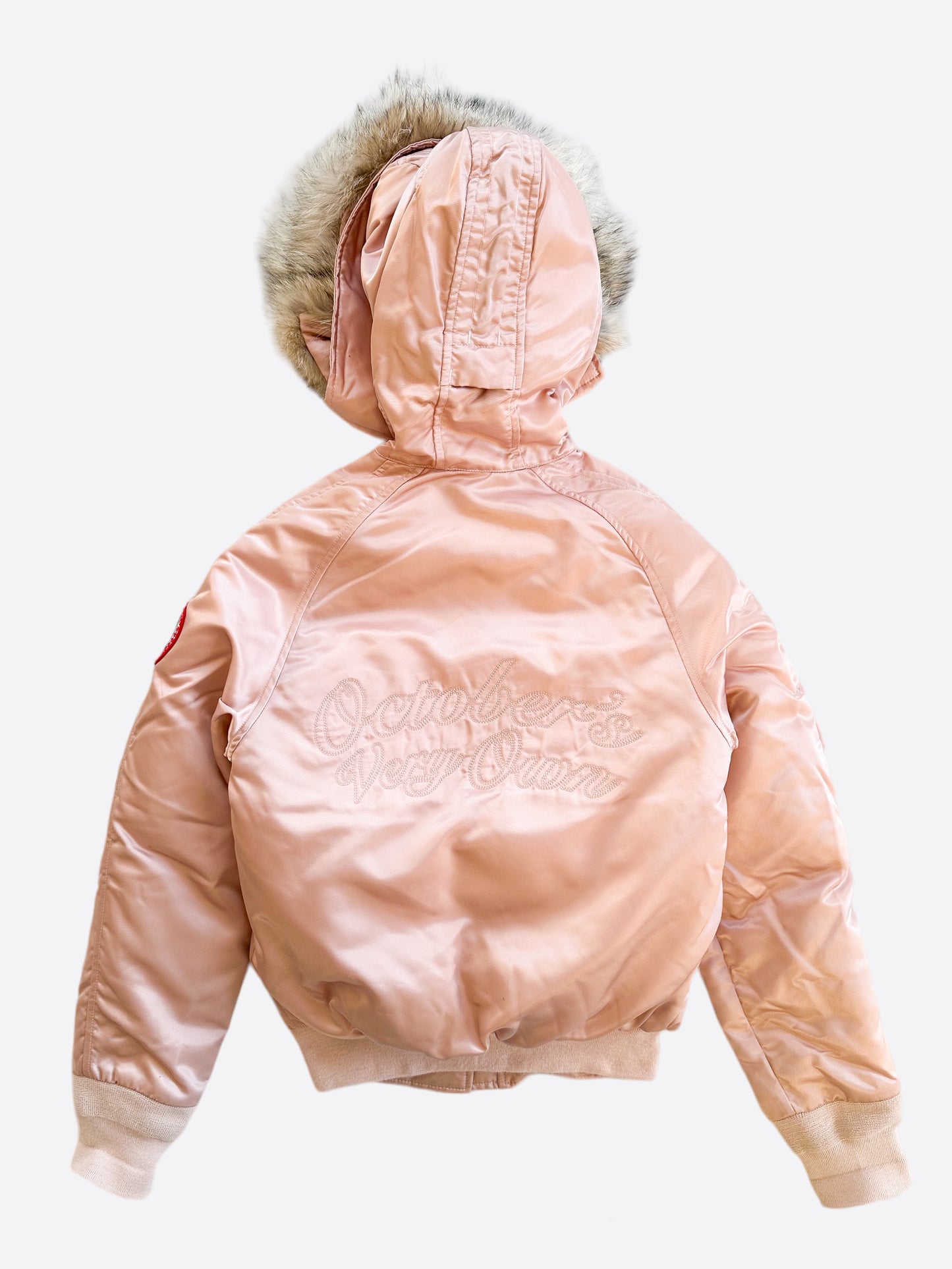 Canada Goose OVO Satin Pink Embroidered Chilliwack Women's Jacket
