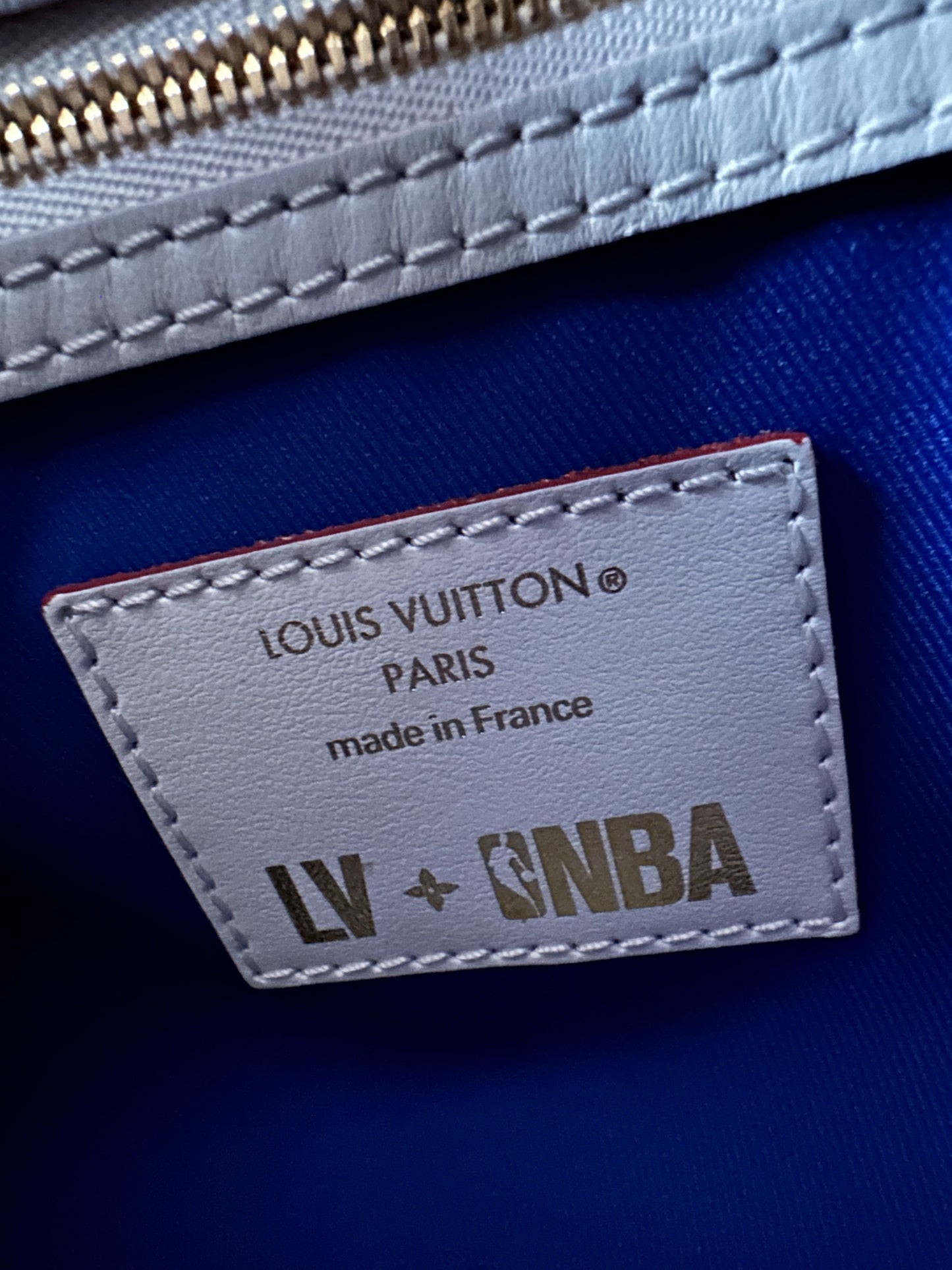 Louis Vuitton NBA White Monogram Keepall 50