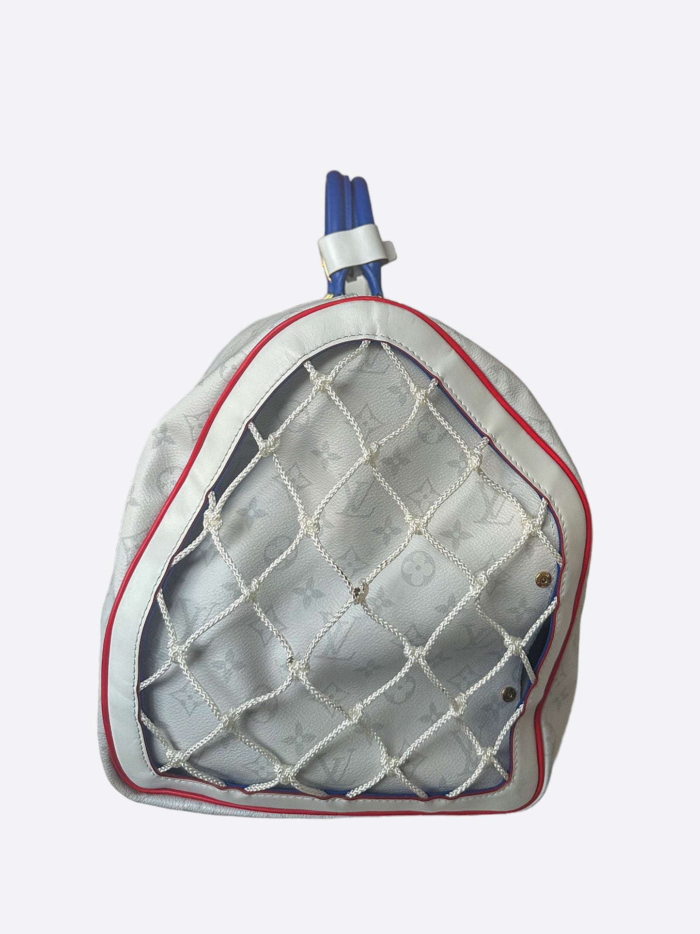 Louis Vuitton NBA White Monogram Keepall 50